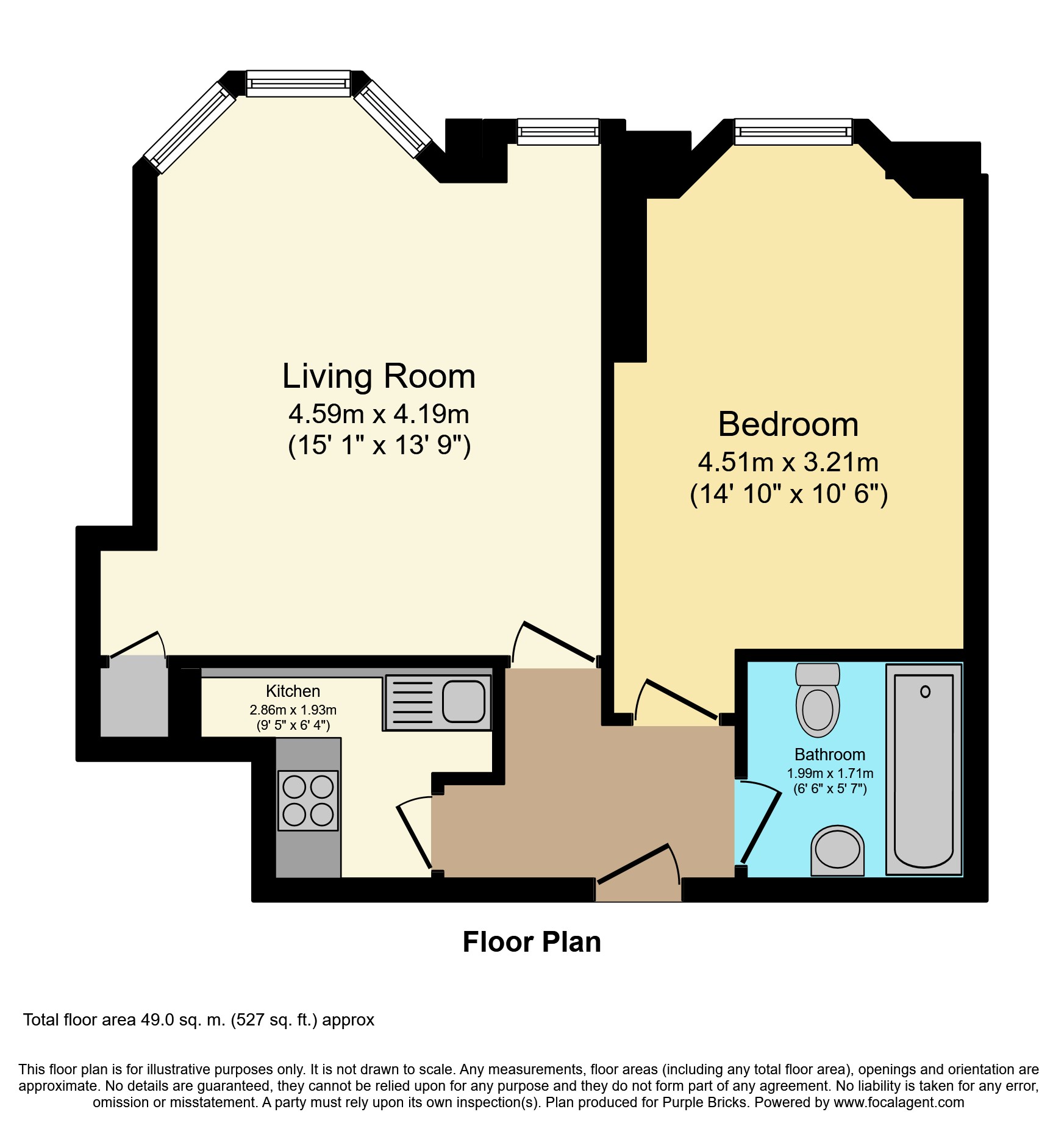 1 bed flat for sale in Apsley Street, Glasgow G11 Zoopla