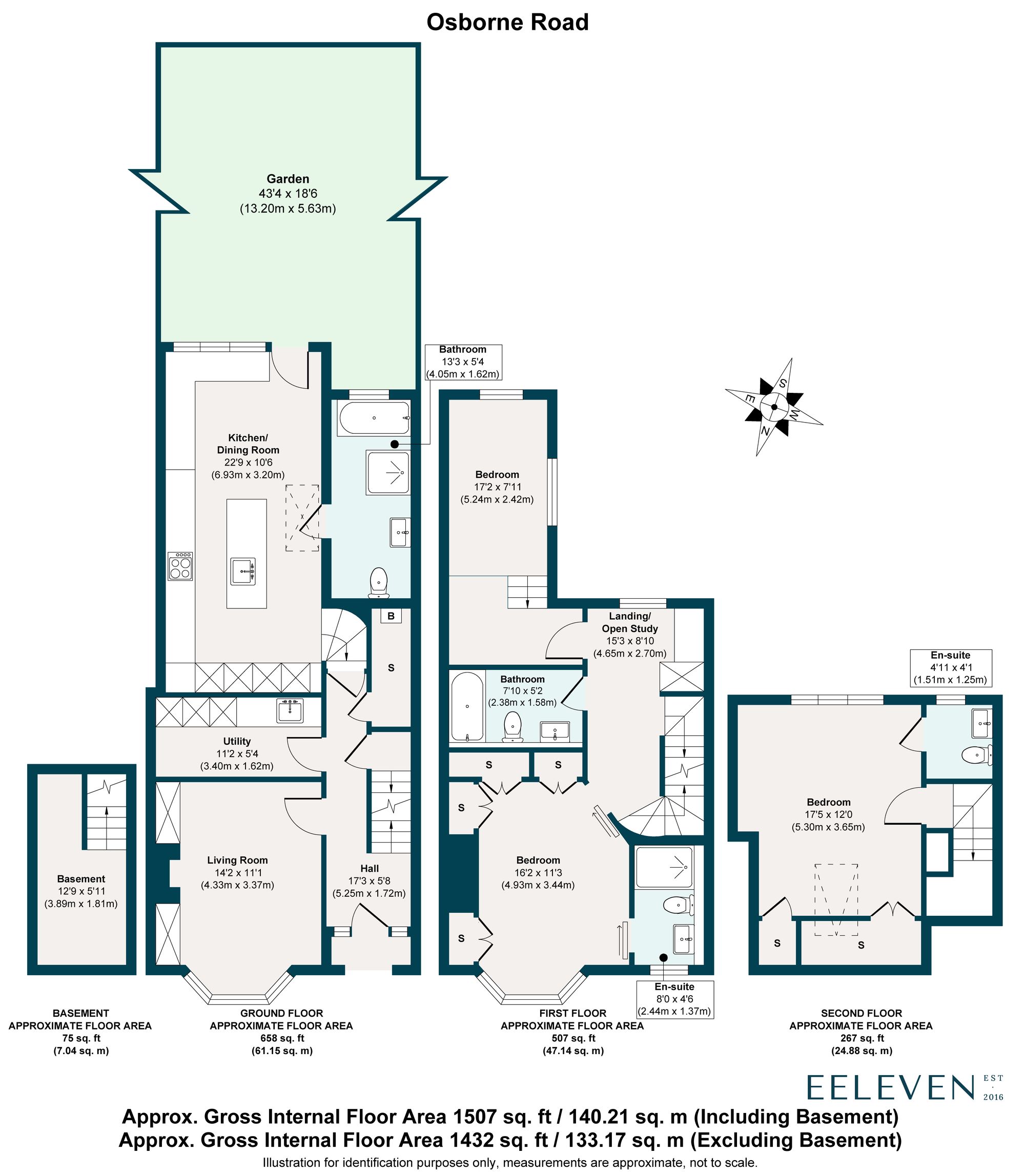 20 Osborne Road, London floorplan