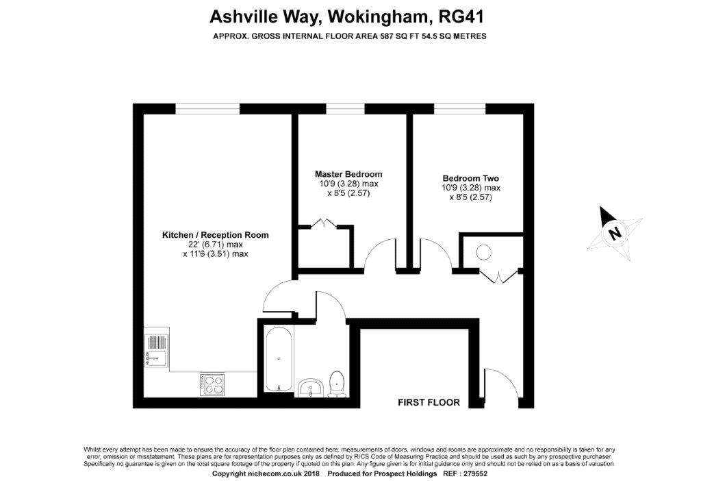 6, Whitton House, Wokingham floorplan
