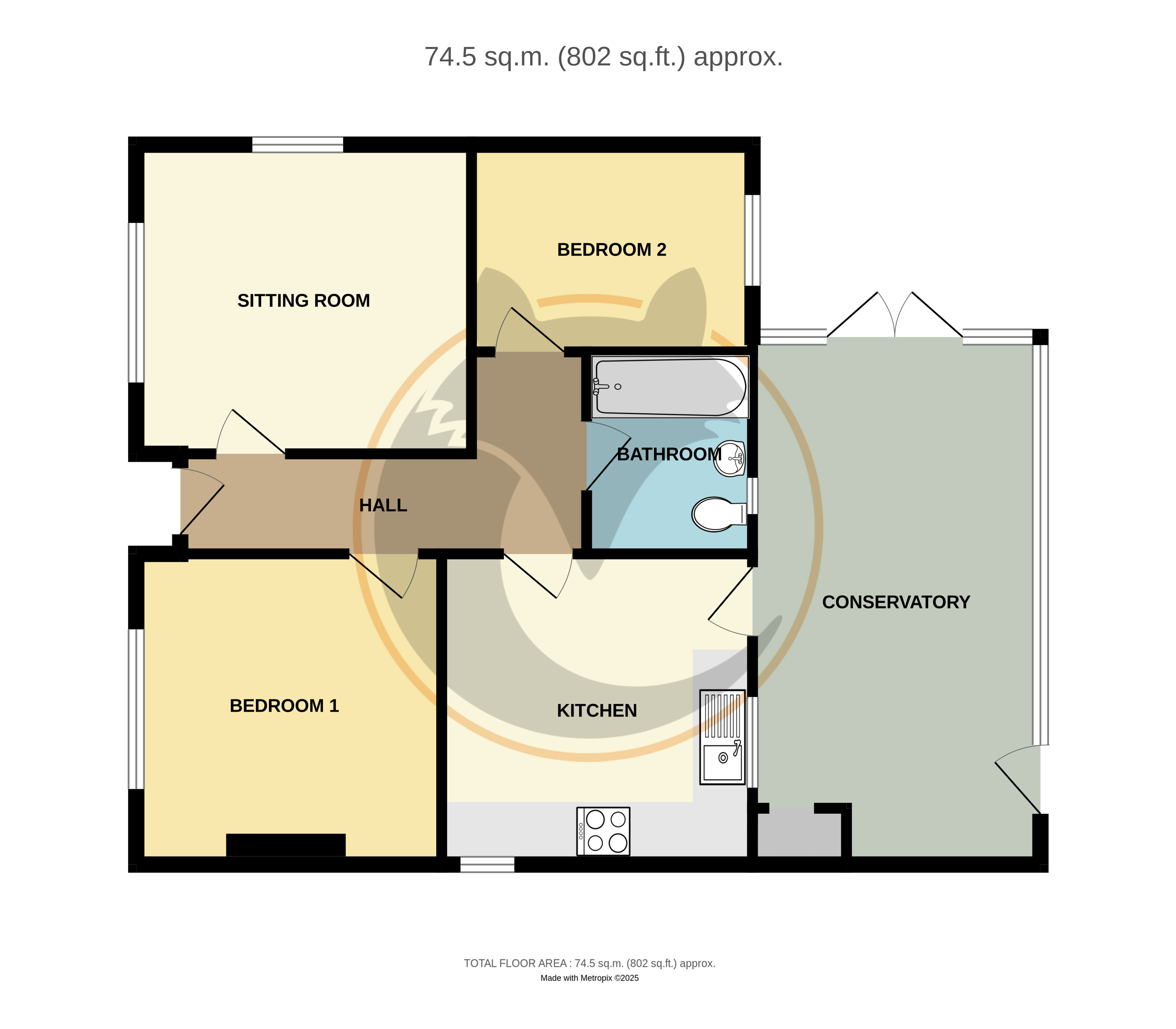 Wayside,, Willow Lane, Christchurch floorplan