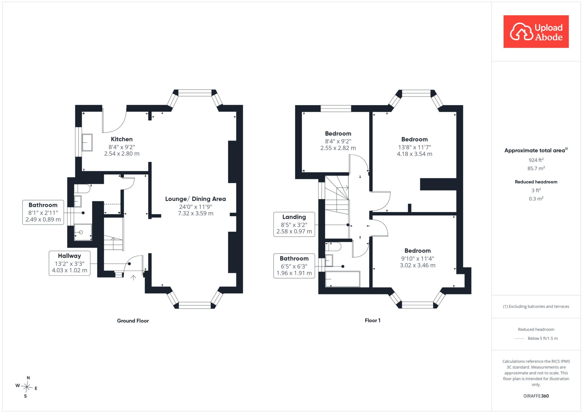 108, Glasgow Road, Glasgow floorplan