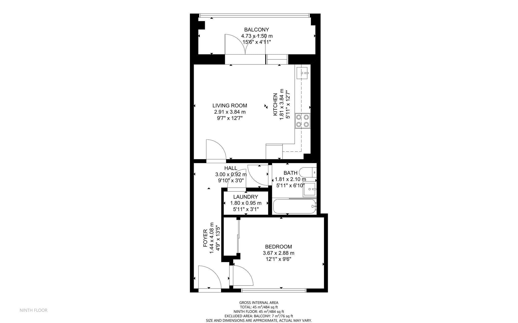 Olympic Way, Wembley floorplan
