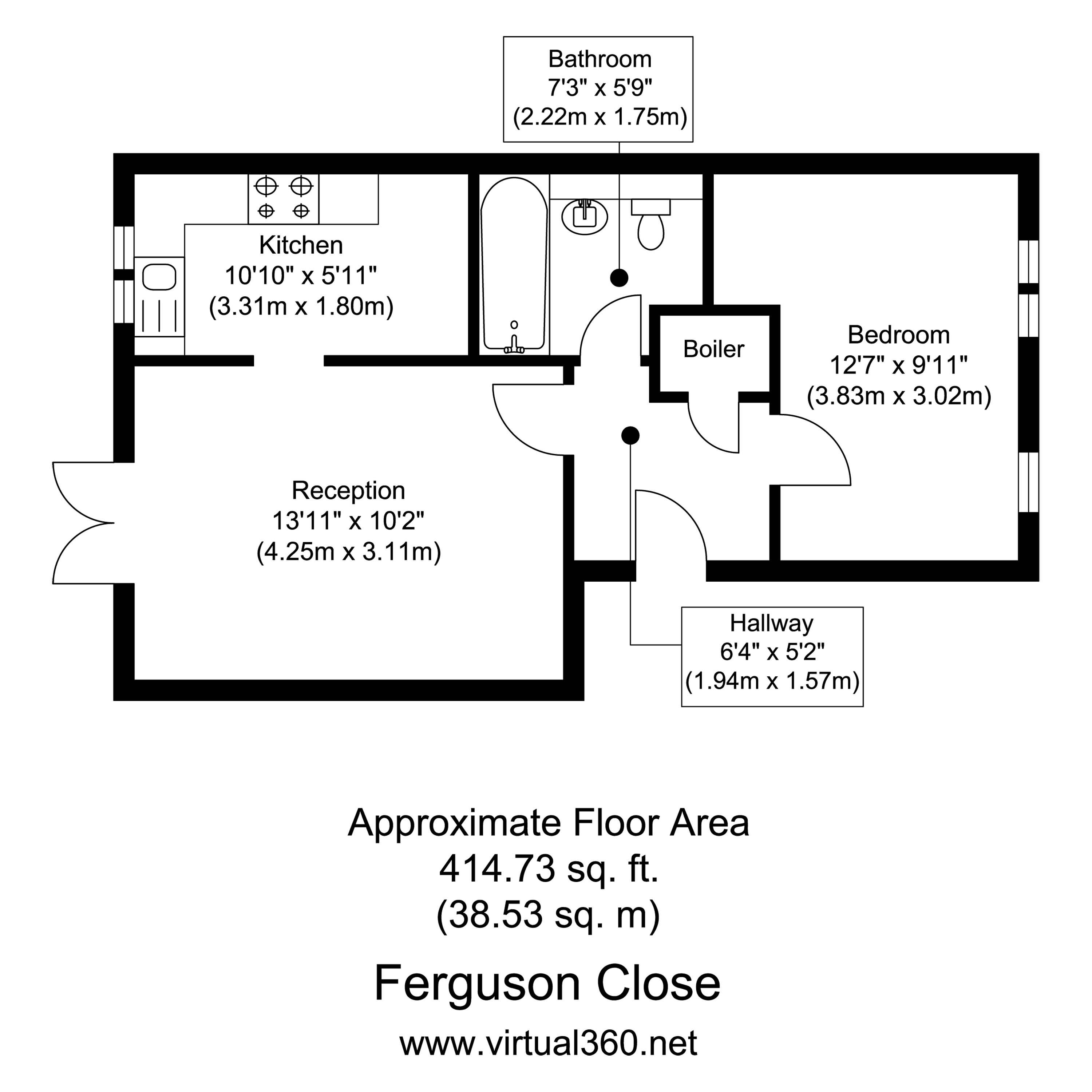 1 Bedrooms Flat to rent in Ferguson Close, Canary Wharf E14