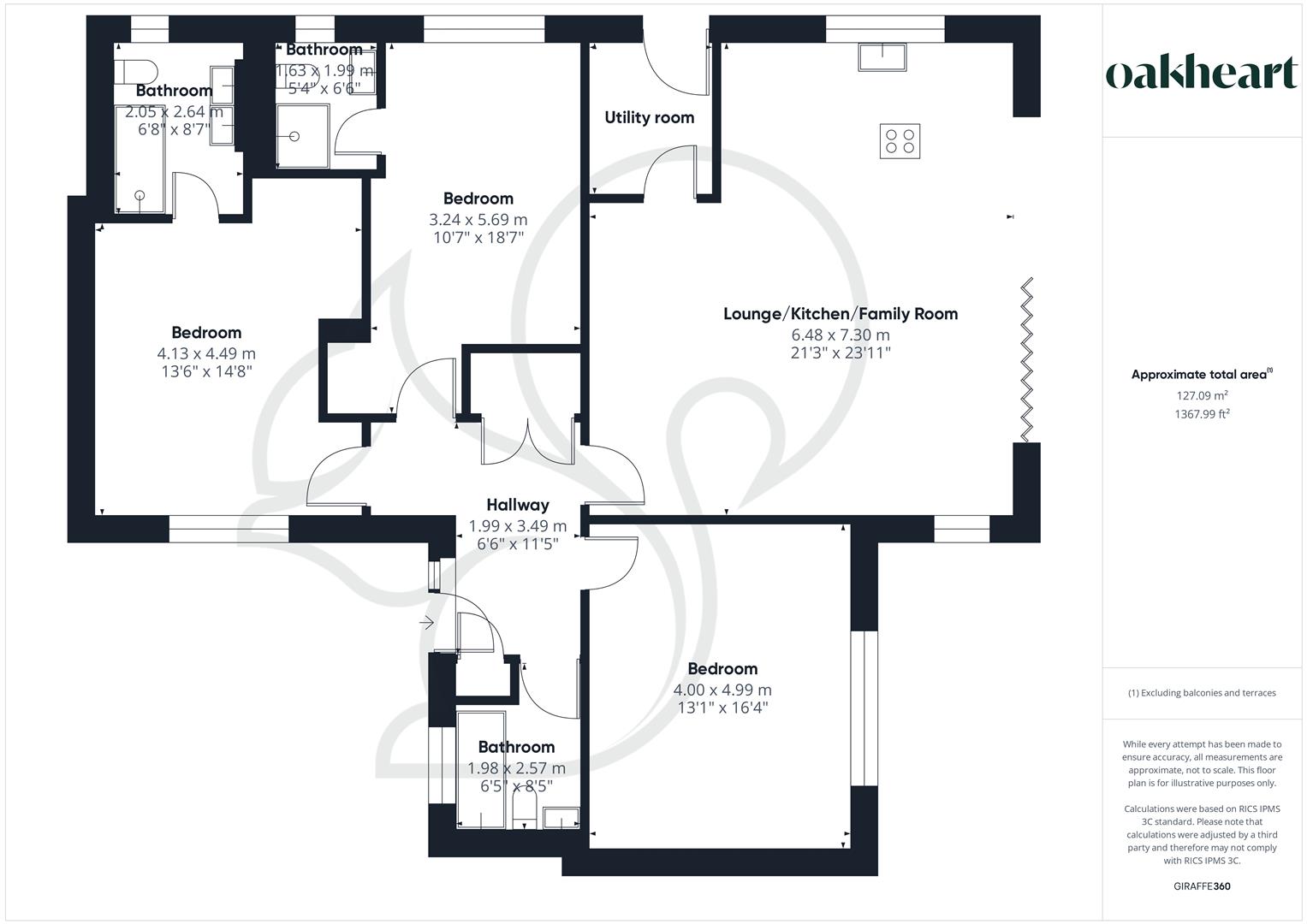 3a, Rectory Lane, Rivenhall floorplan