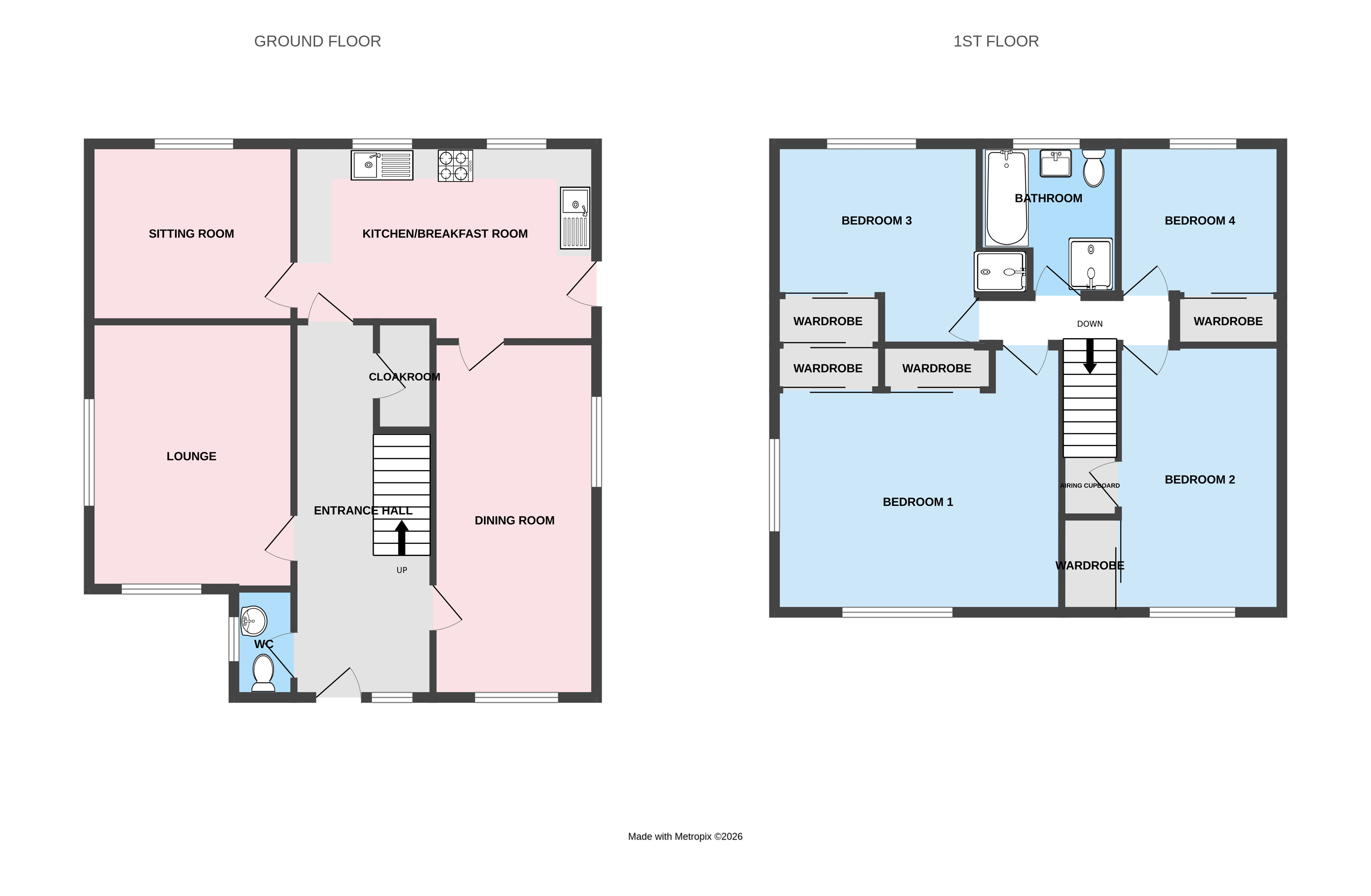 1, Donnerville Close, Telford floorplan