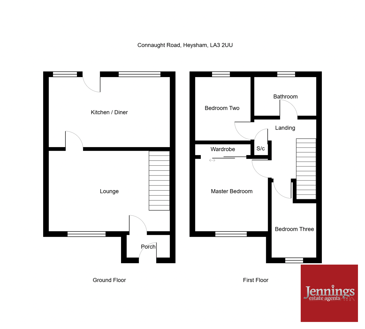 Connaught Road, Morecambe floorplan