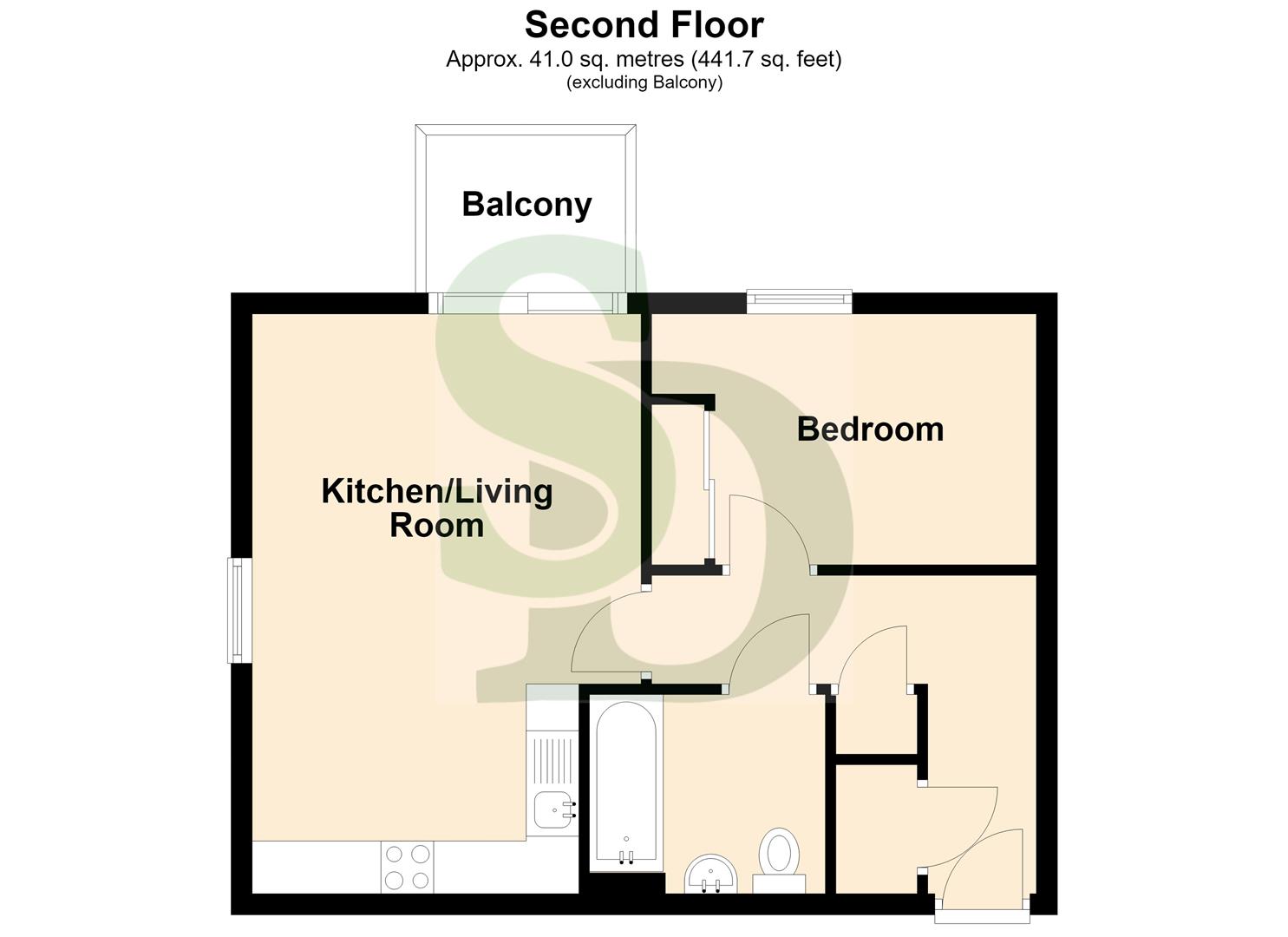 Flat 16, Hewetts Quay 26-32, Abbey Road, Barking floorplan