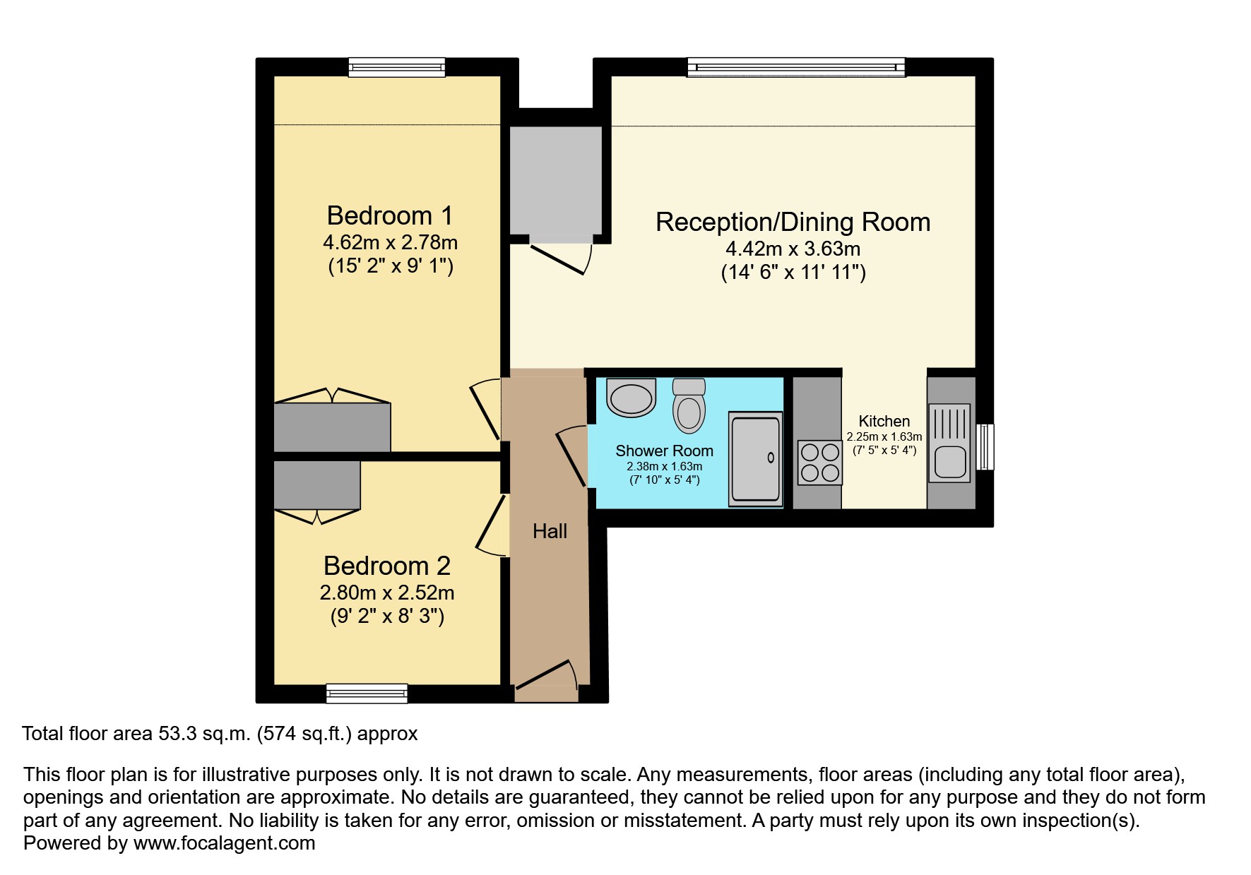 48, Homespinney House, Southampton floorplan