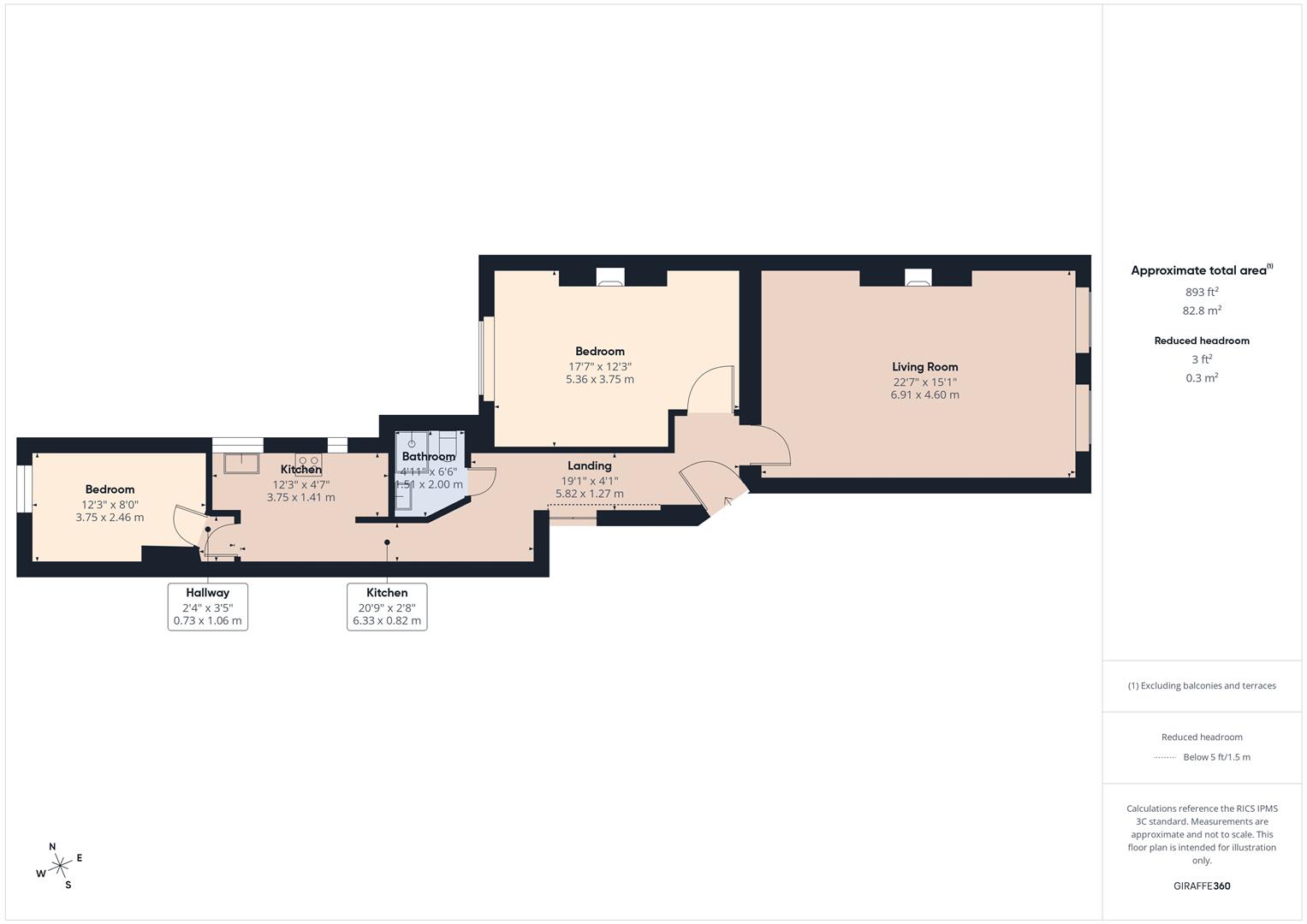 Brunswick Square, Hove floorplan