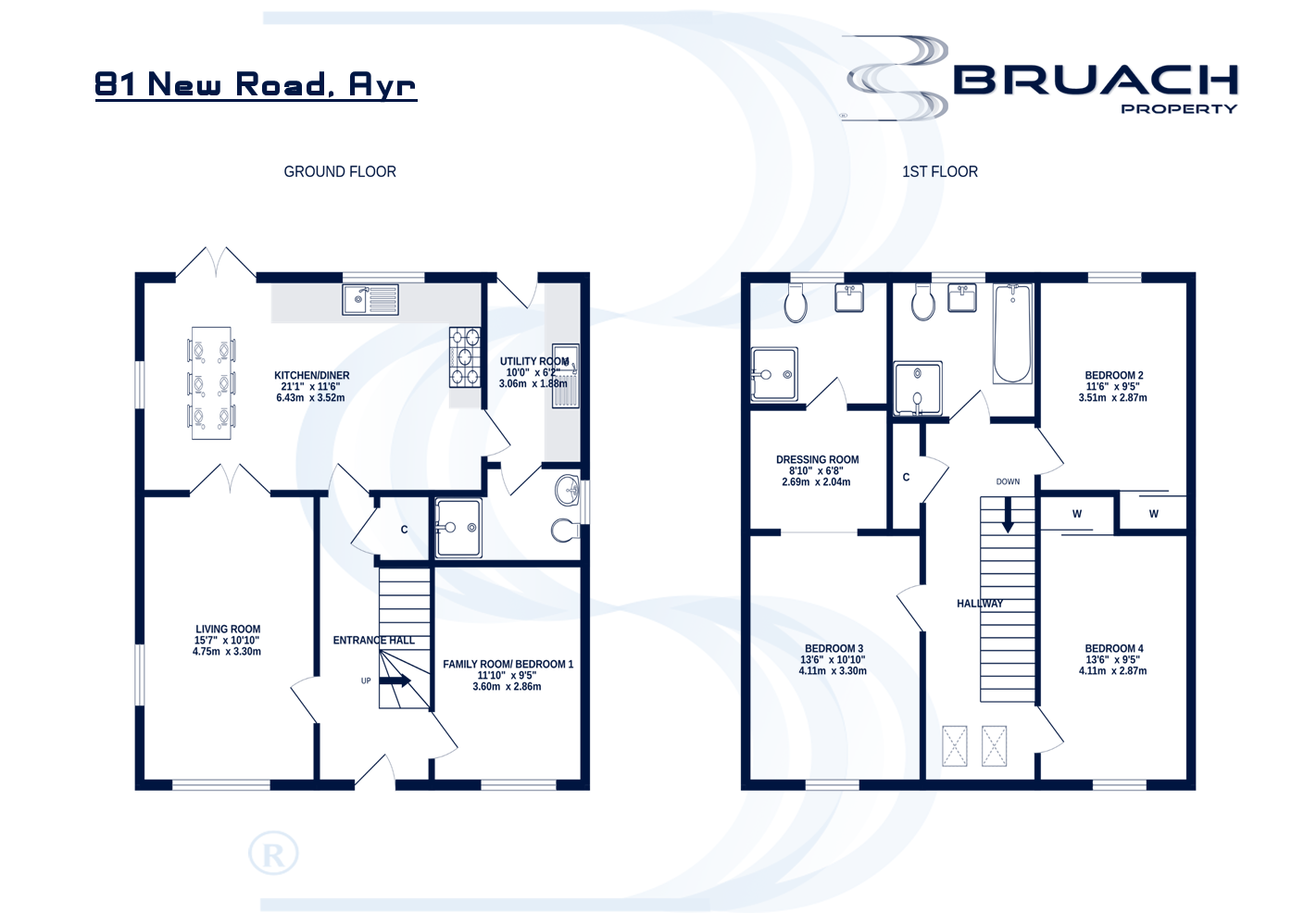 81, New Road, Ayr floorplan