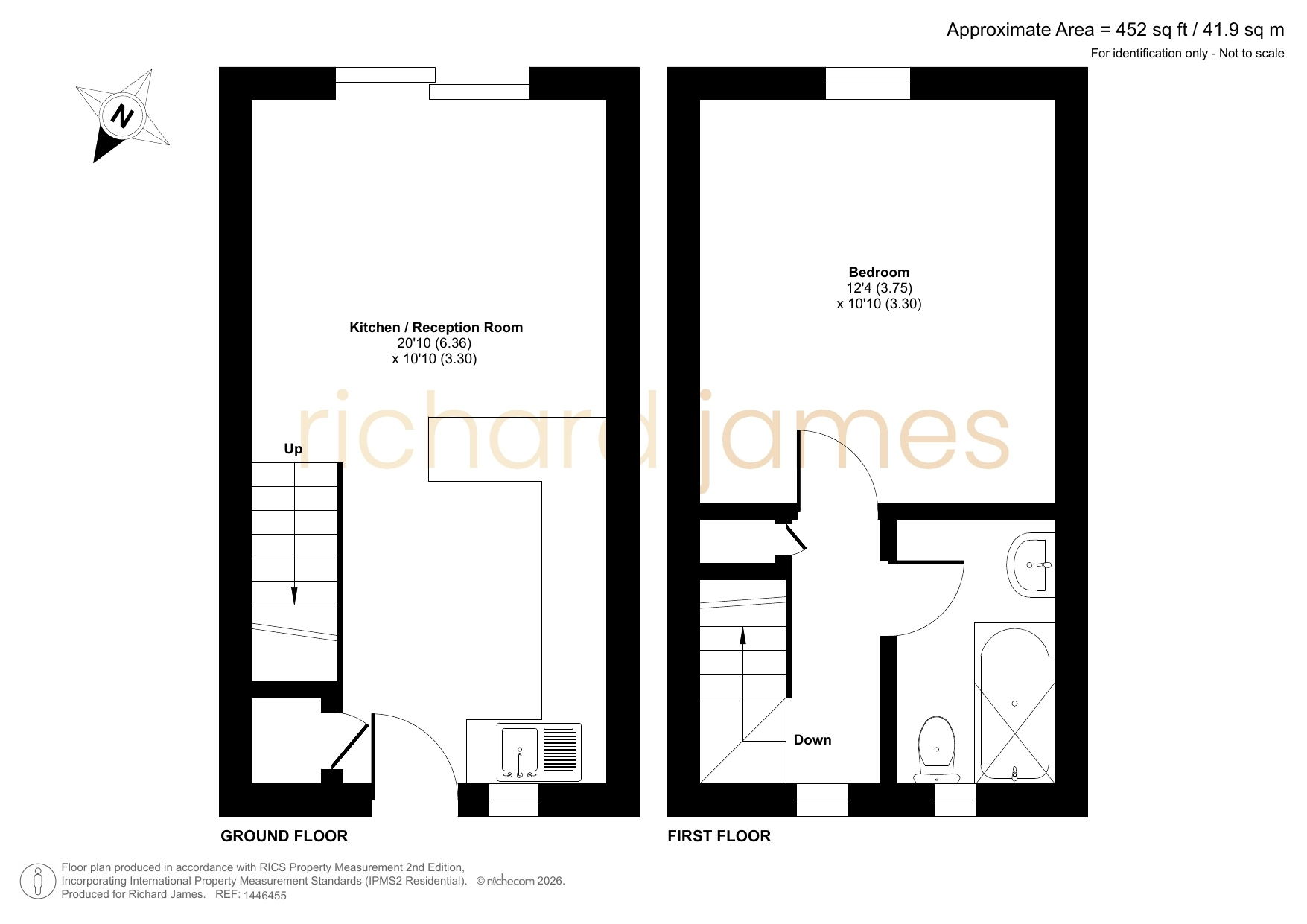 36, Archer Close, Swindon floorplan