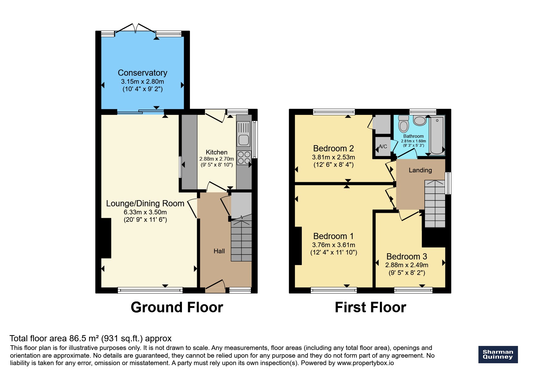 40, Southdown Road, Peterborough floorplan