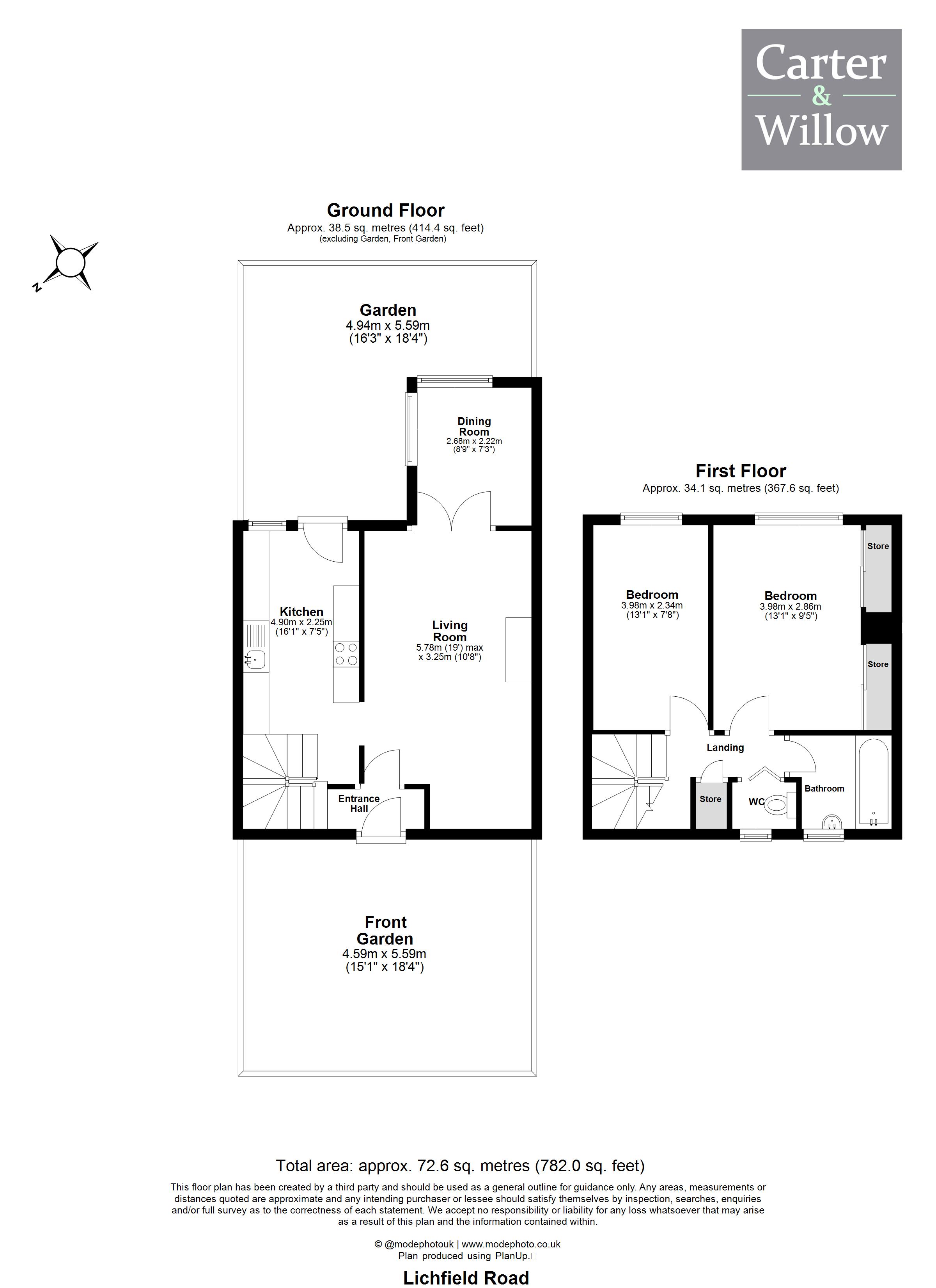 92, Lichfield Road, Dagenham floorplan