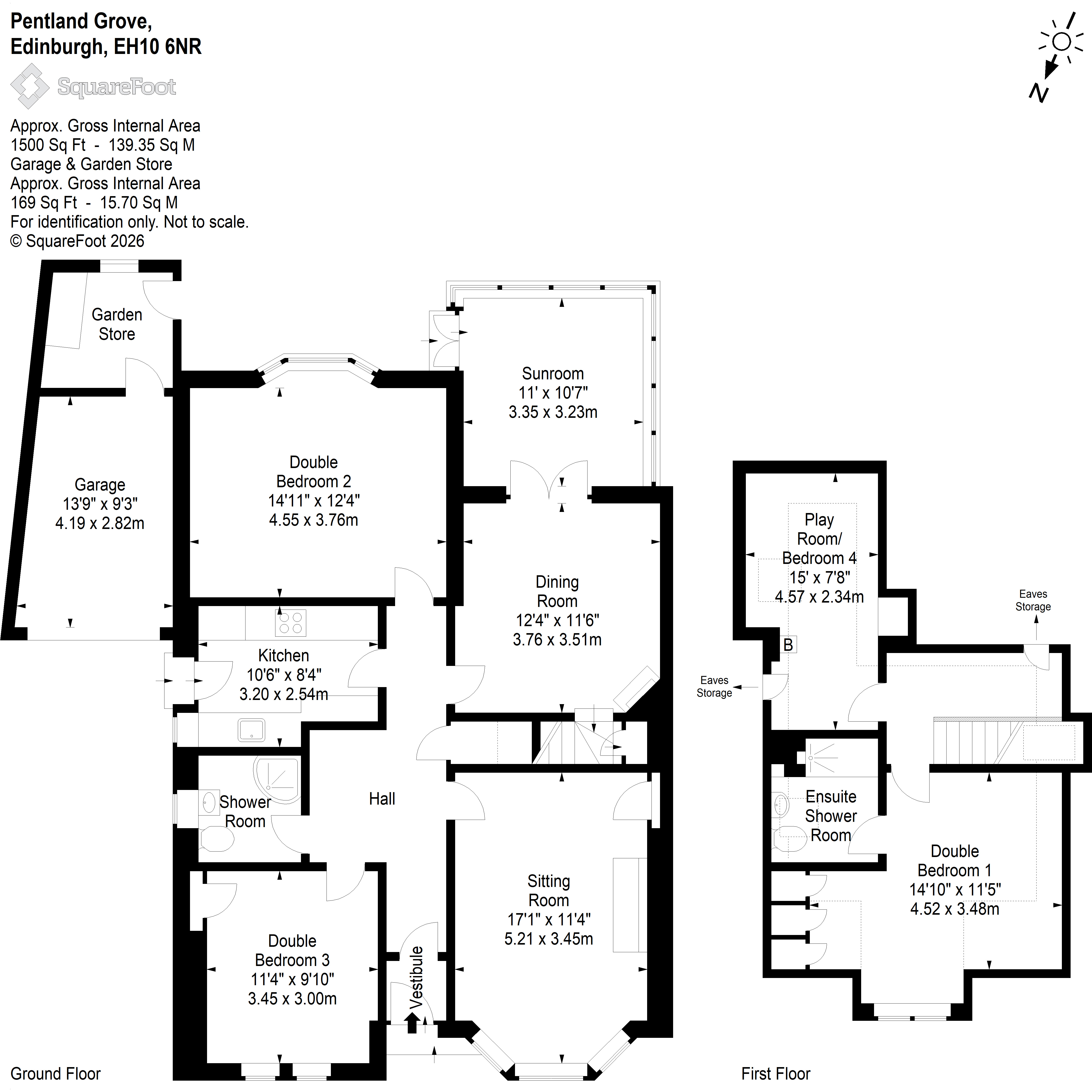 18, Pentland Grove, EDINBURGH floorplan