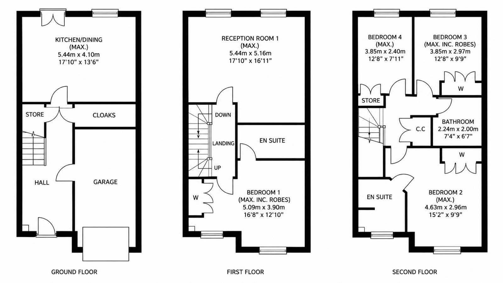 11, Christian Close, Hoddesdon floorplan