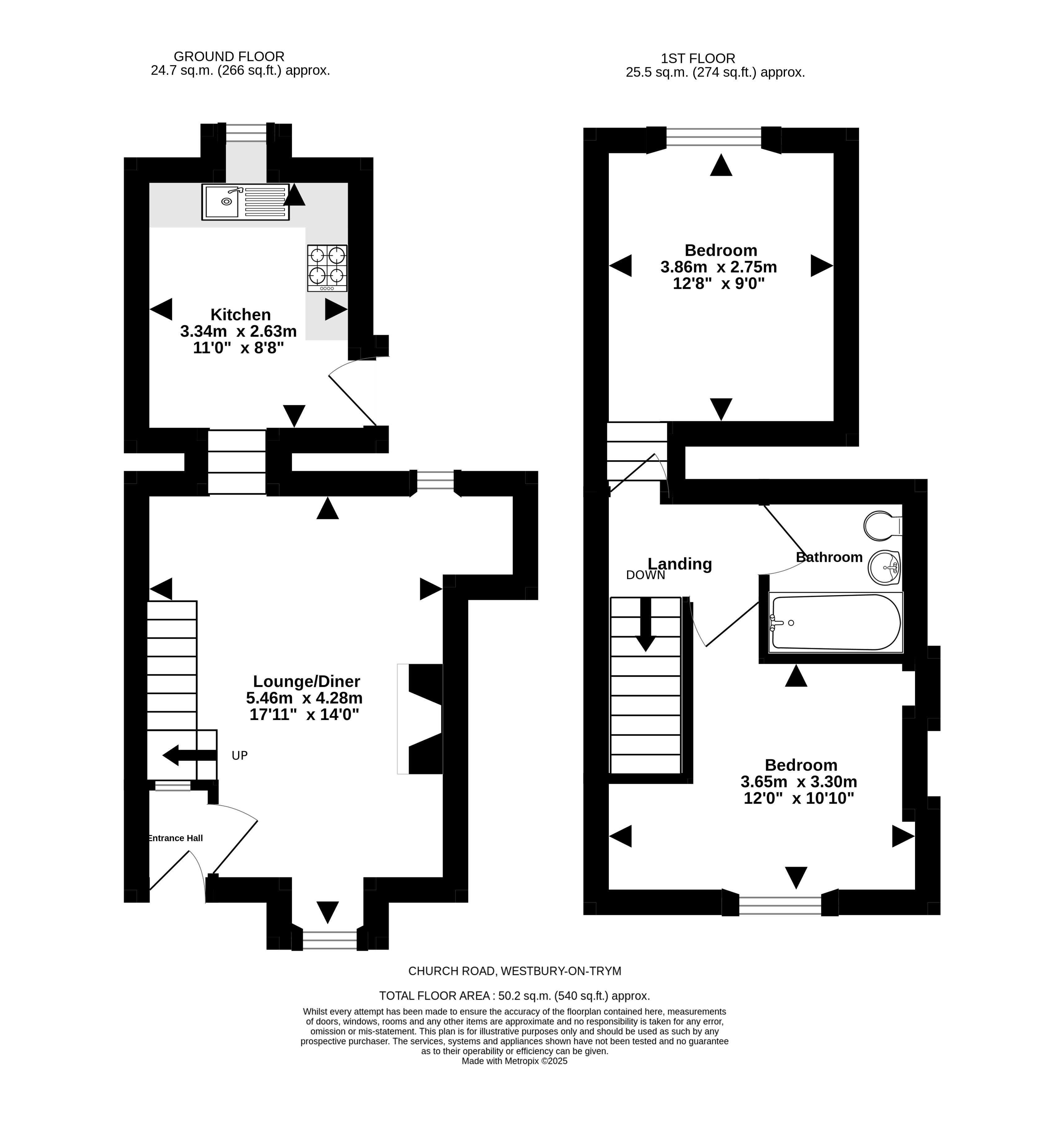 24, Church Road, Bristol floorplan