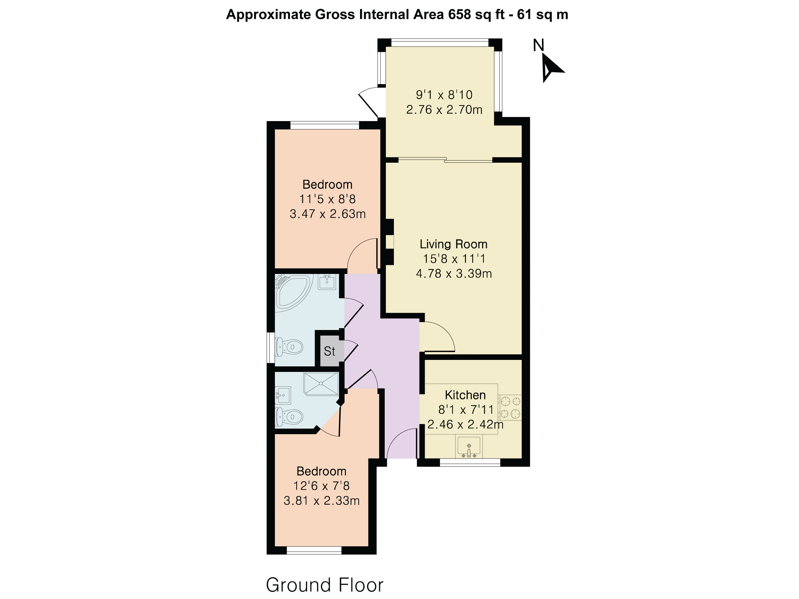 52, Emblett Drive, Newton Abbot floorplan