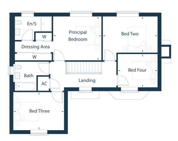 Plot 1, The Mistley, Chestnut Close, Elmstead Market floorplan