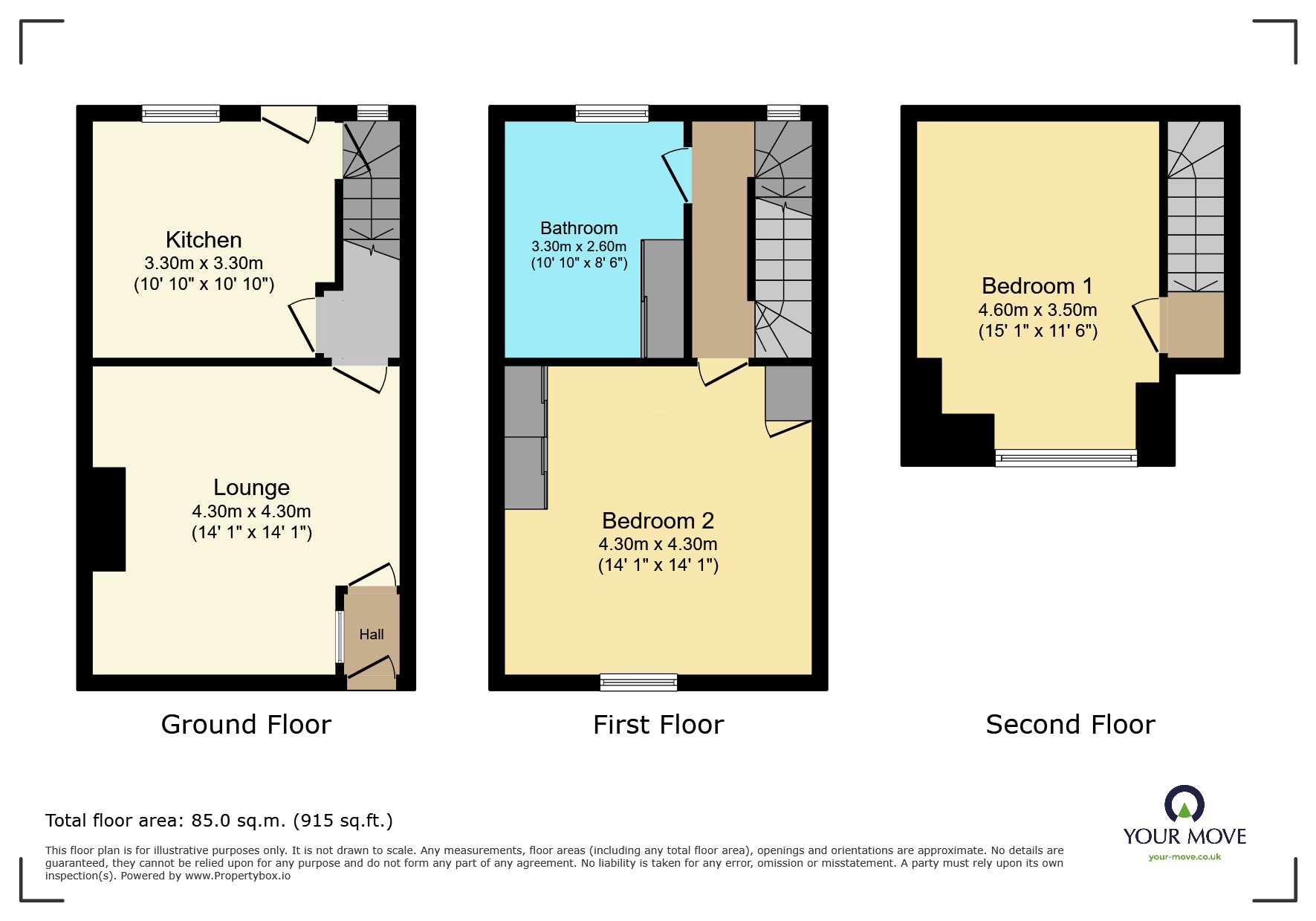35, Nashville Terrace, West Yorkshire floorplan