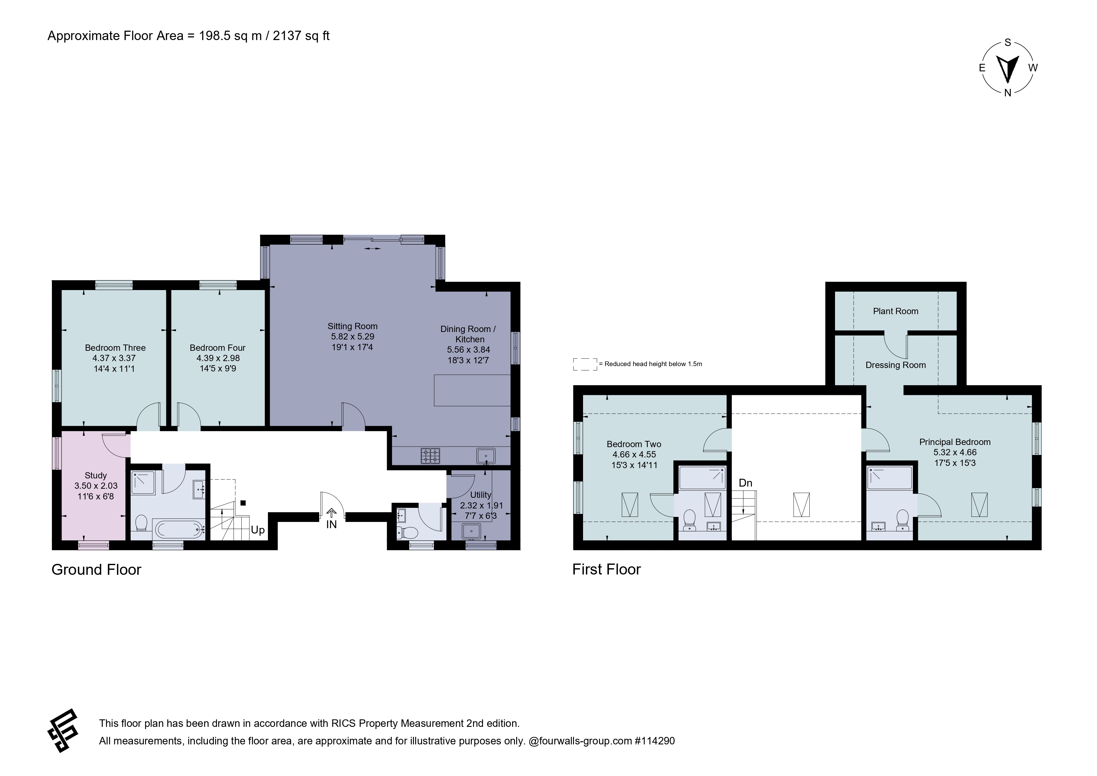 16B, Chalky Road, Cambridge floorplan