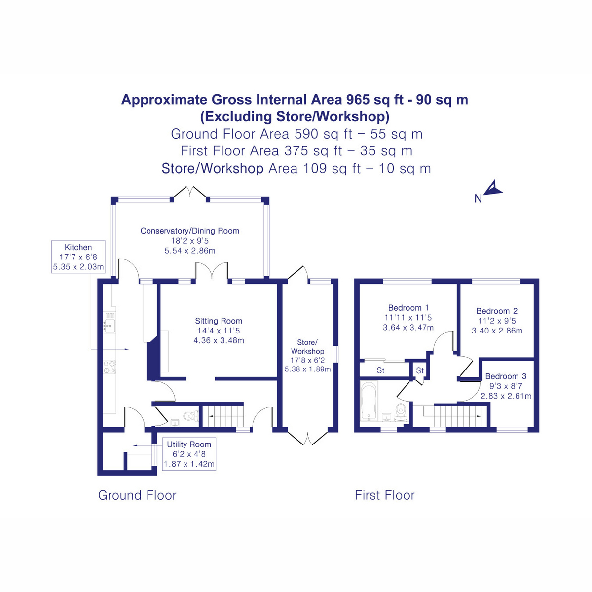 37, Elderfield Road, Caversfield floorplan