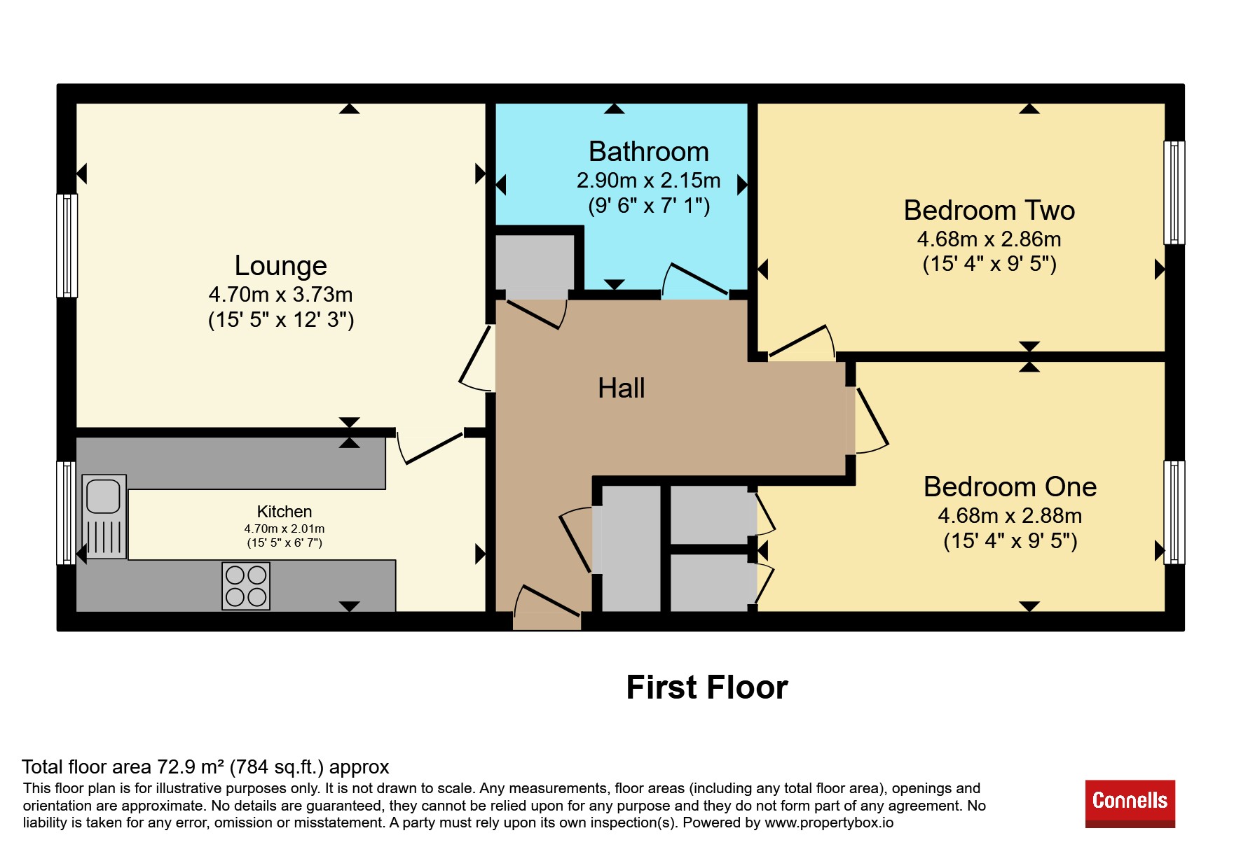 Flat 41, Lambert Court, Bushey Grove Road, Bushey floorplan