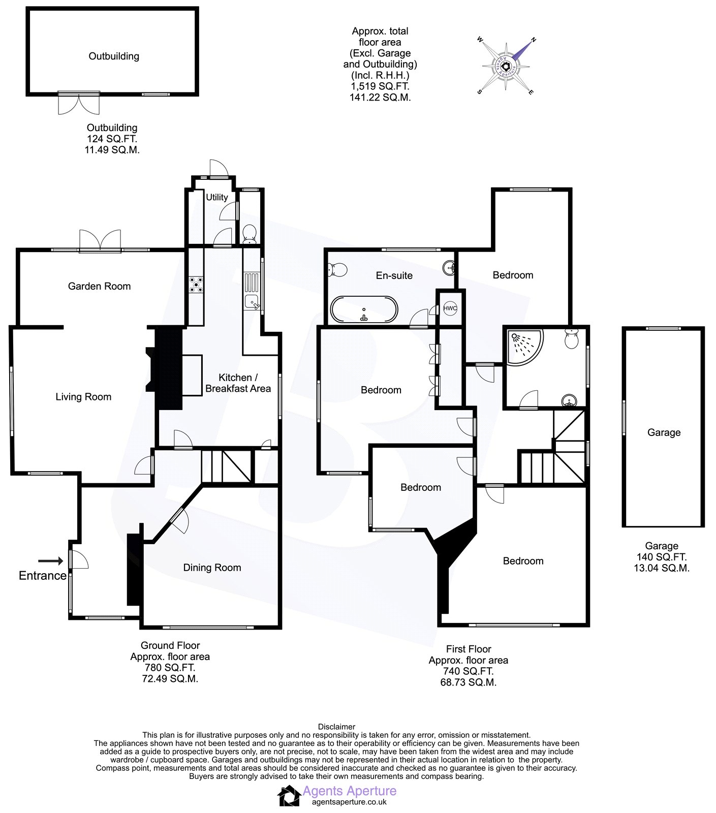 25, Meadway, Gidea Park floorplan