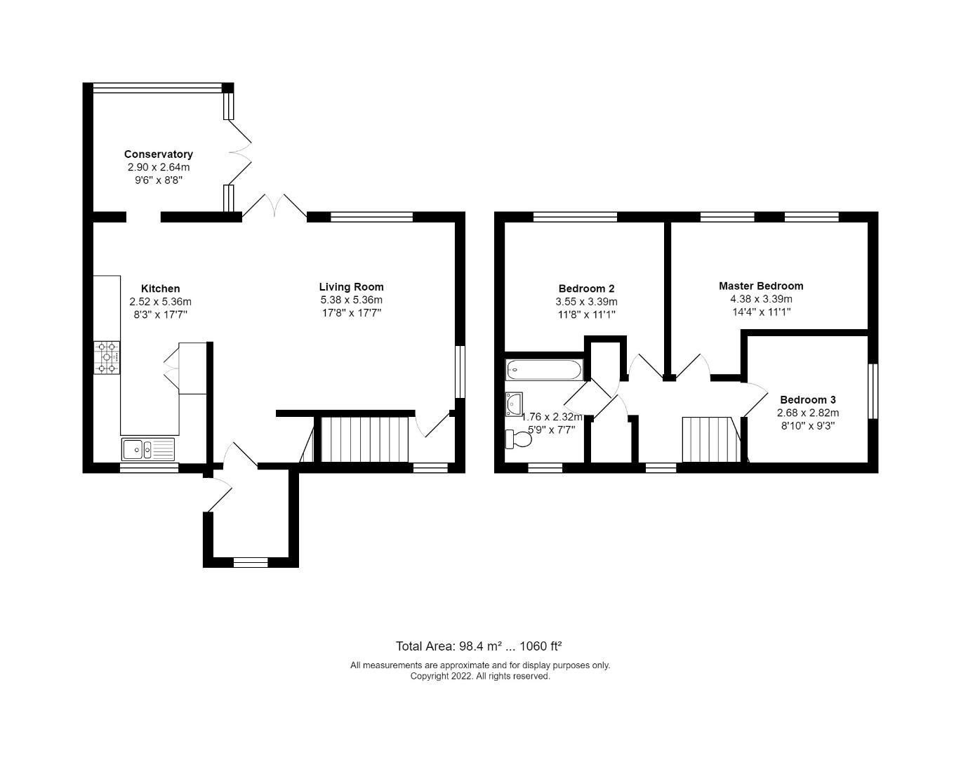 Thirlmere Road, Ifield, Crawley RH11, 3 bedroom end terrace house for