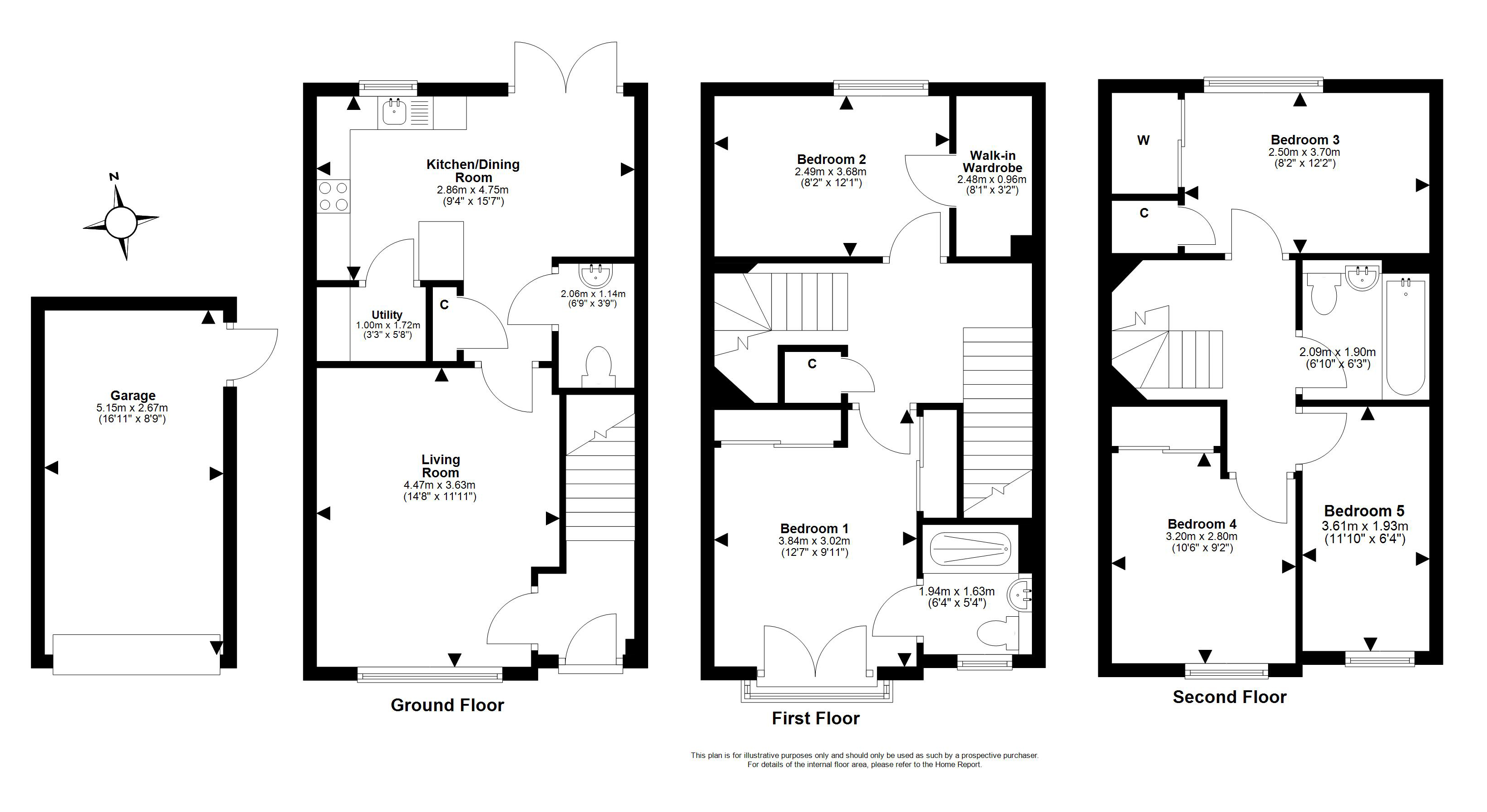 3, Stanton Marches, Haddington floorplan