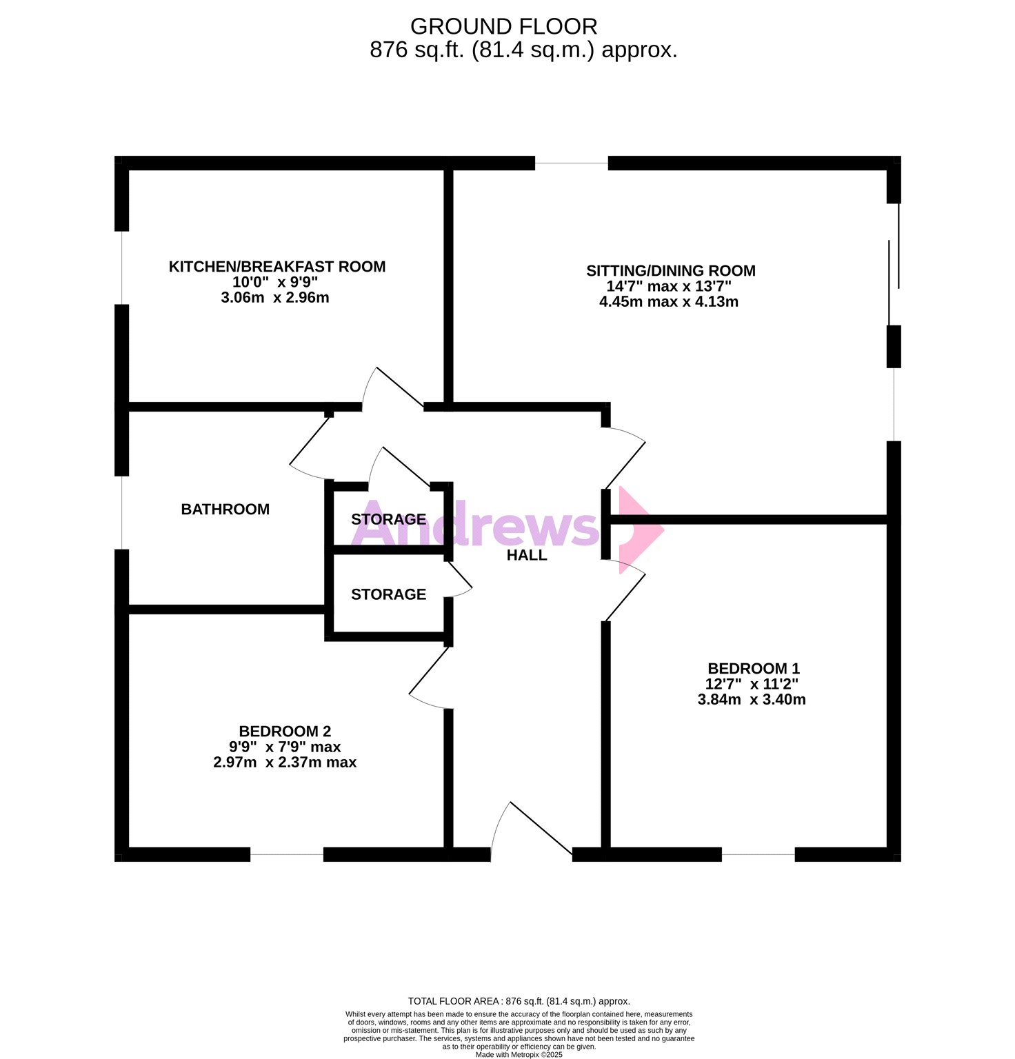 7, Dorchester Close, Oxford floorplan