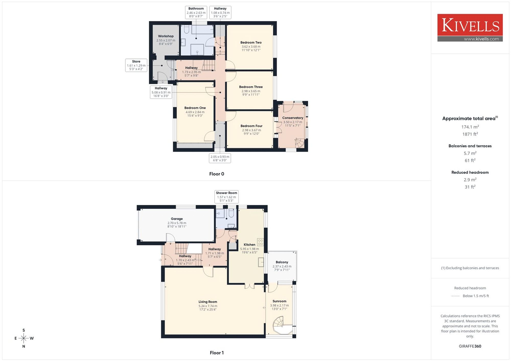 2 Links View Meadow Drive, Bude floorplan