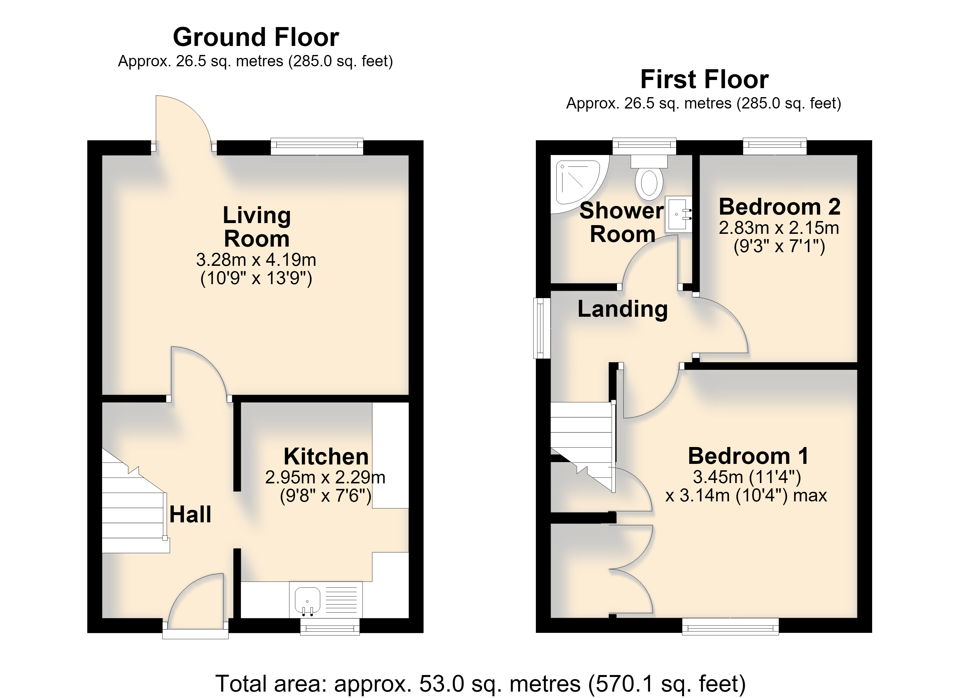 1, Sherwill Close, Ivybridge floorplan
