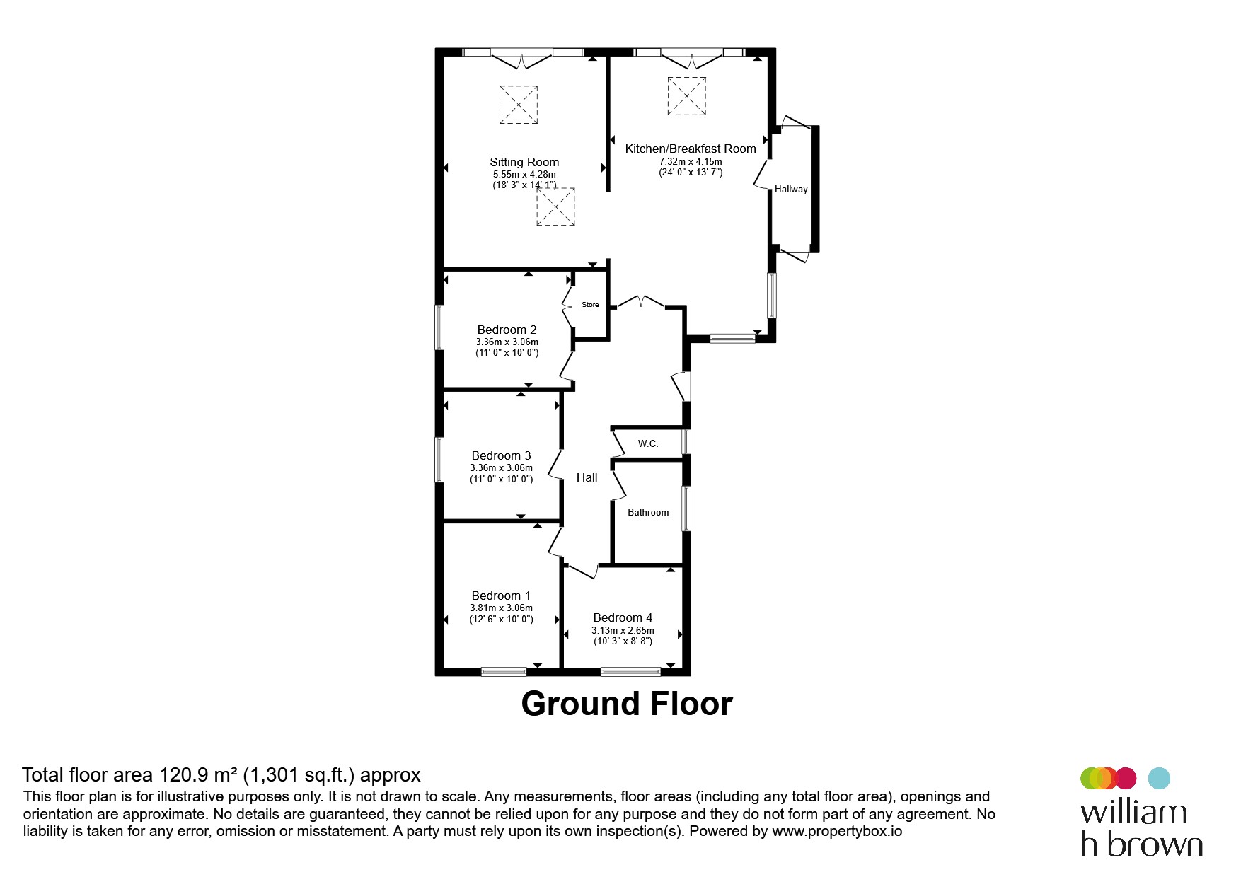 28, Earls Barton Road, Northampton floorplan