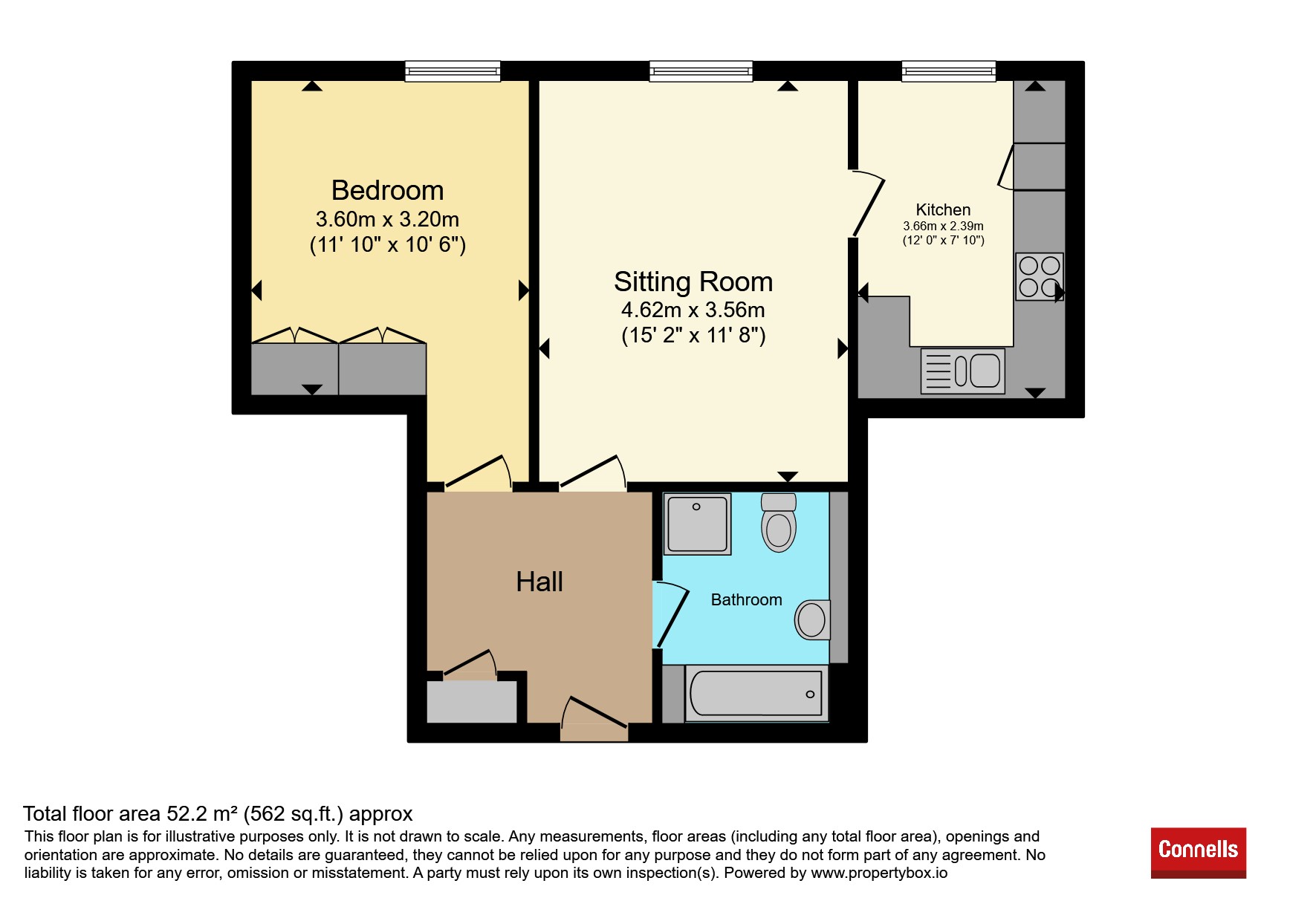 45, Hascombe Court, Somerleigh Road, Dorchester floorplan