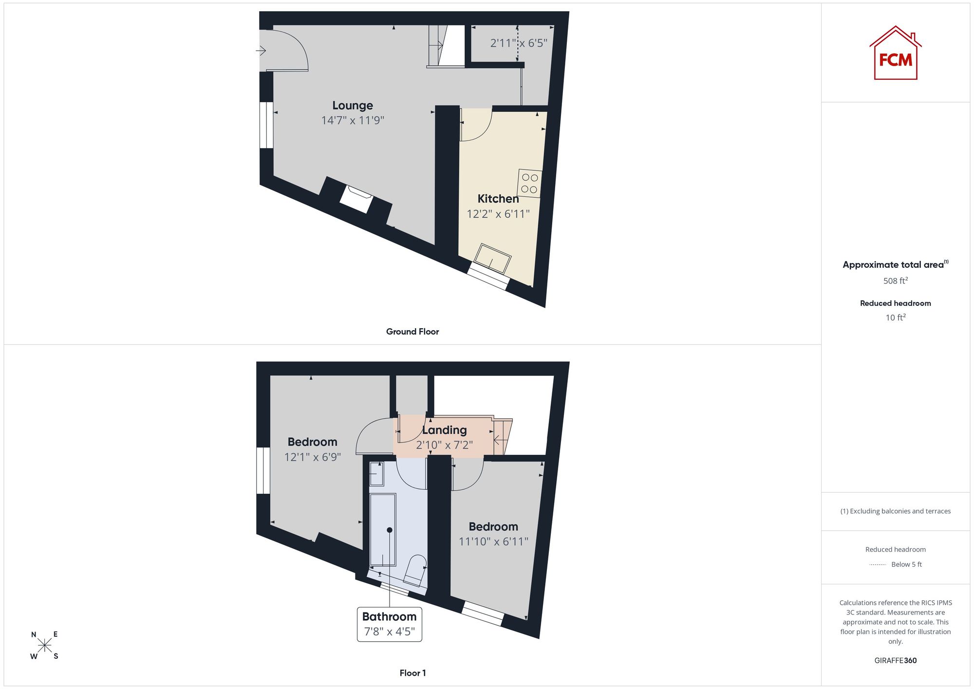 1 Moor Cottages Moor Road, Cockermouth floorplan
