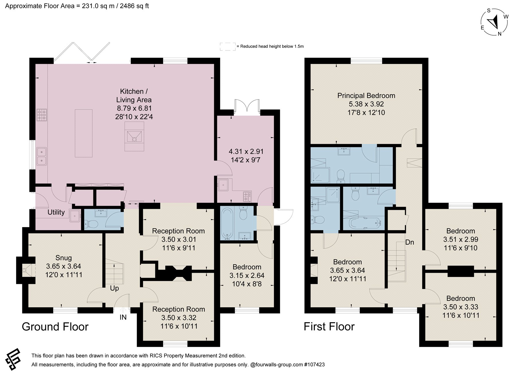 172, Everton Road, Lymington floorplan