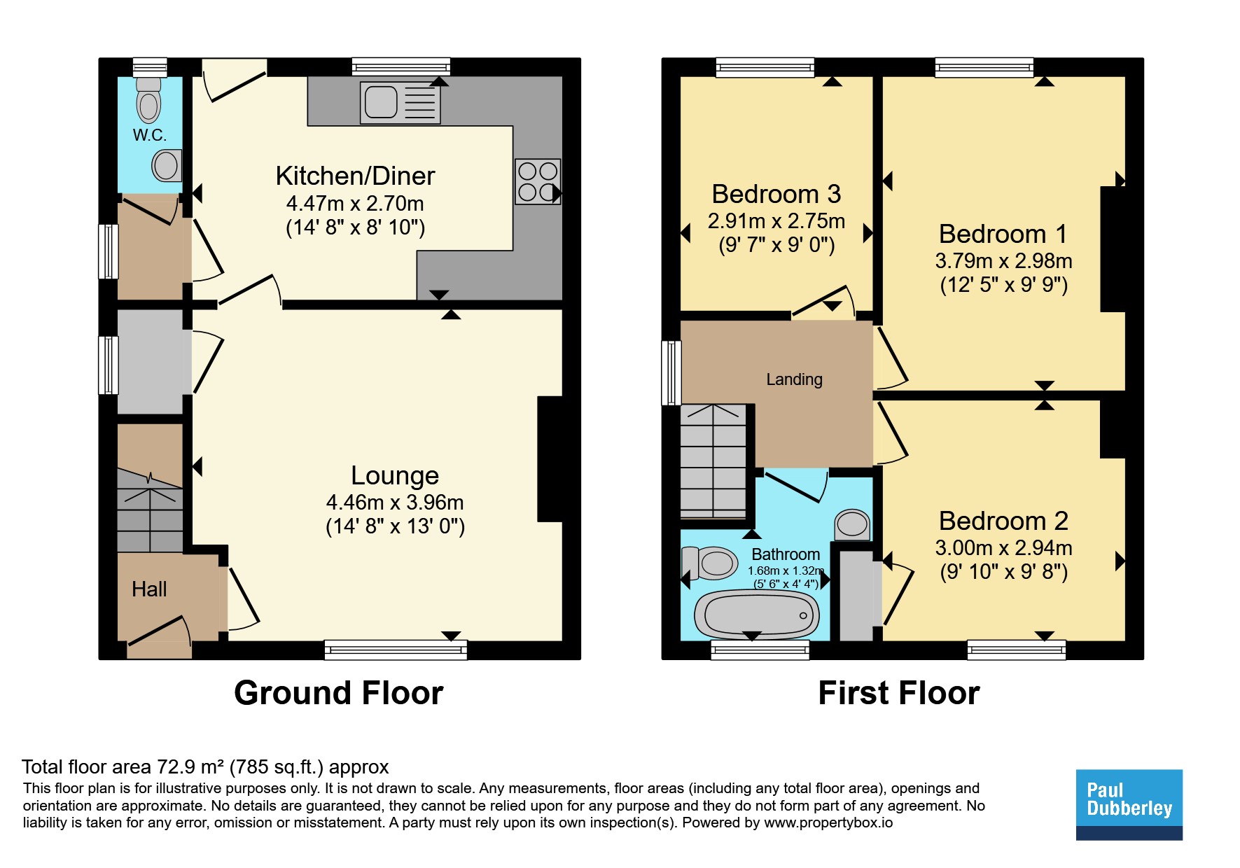20, Yardley Street, Wednesbury floorplan