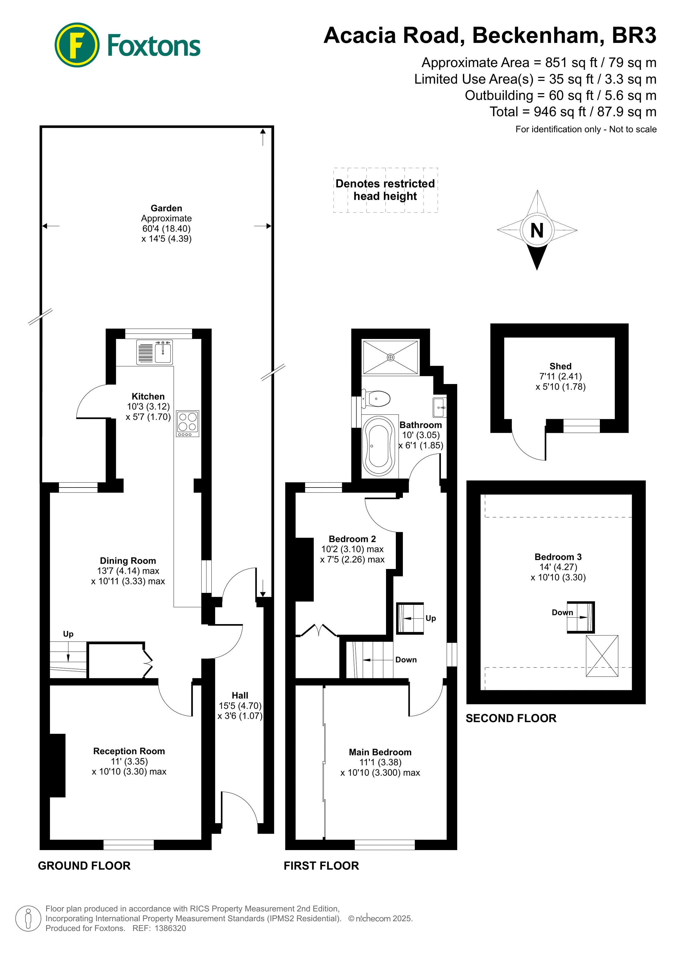 Acacia Road, Beckenham floorplan