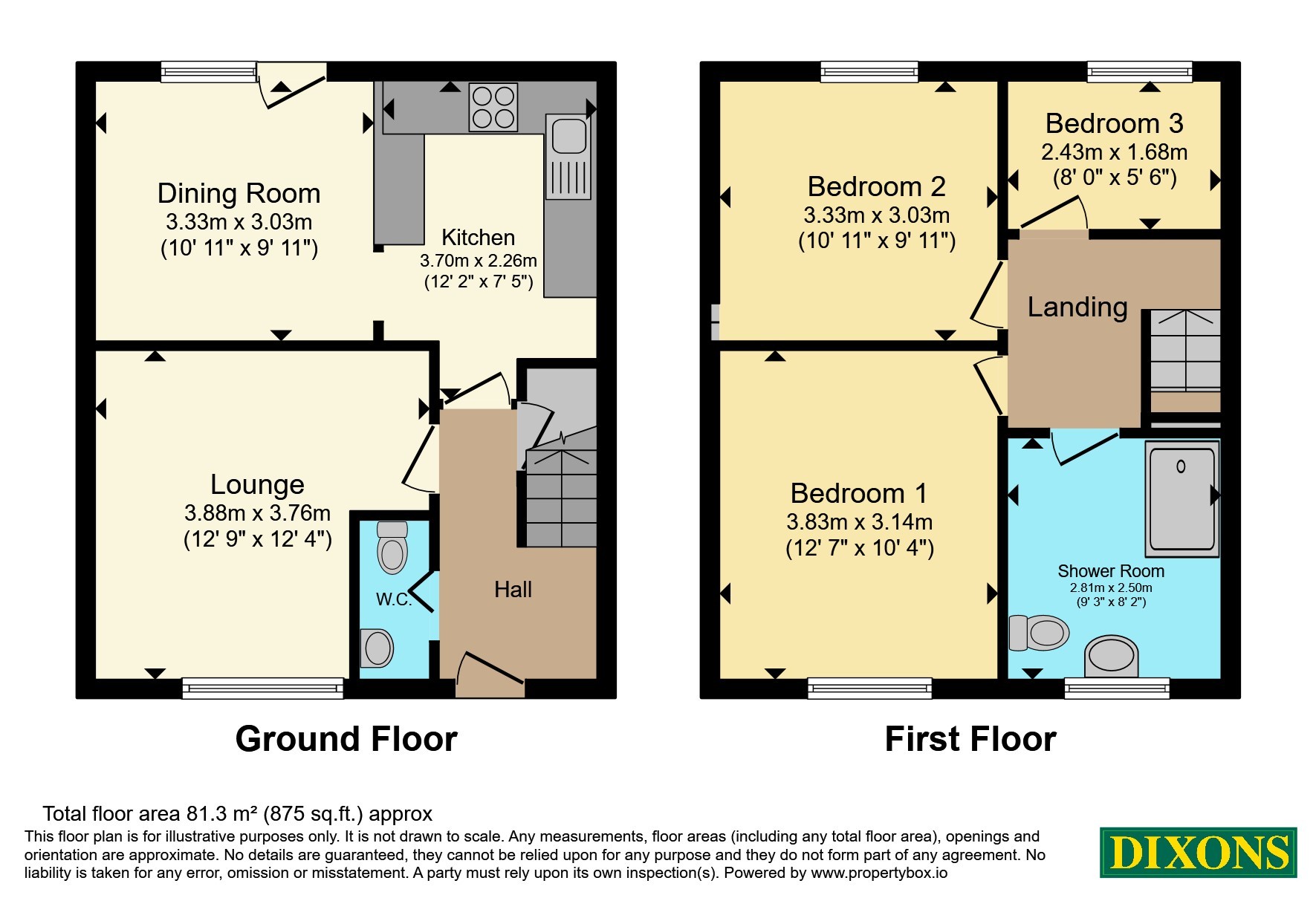 17, Finstall Close, West Midlands floorplan