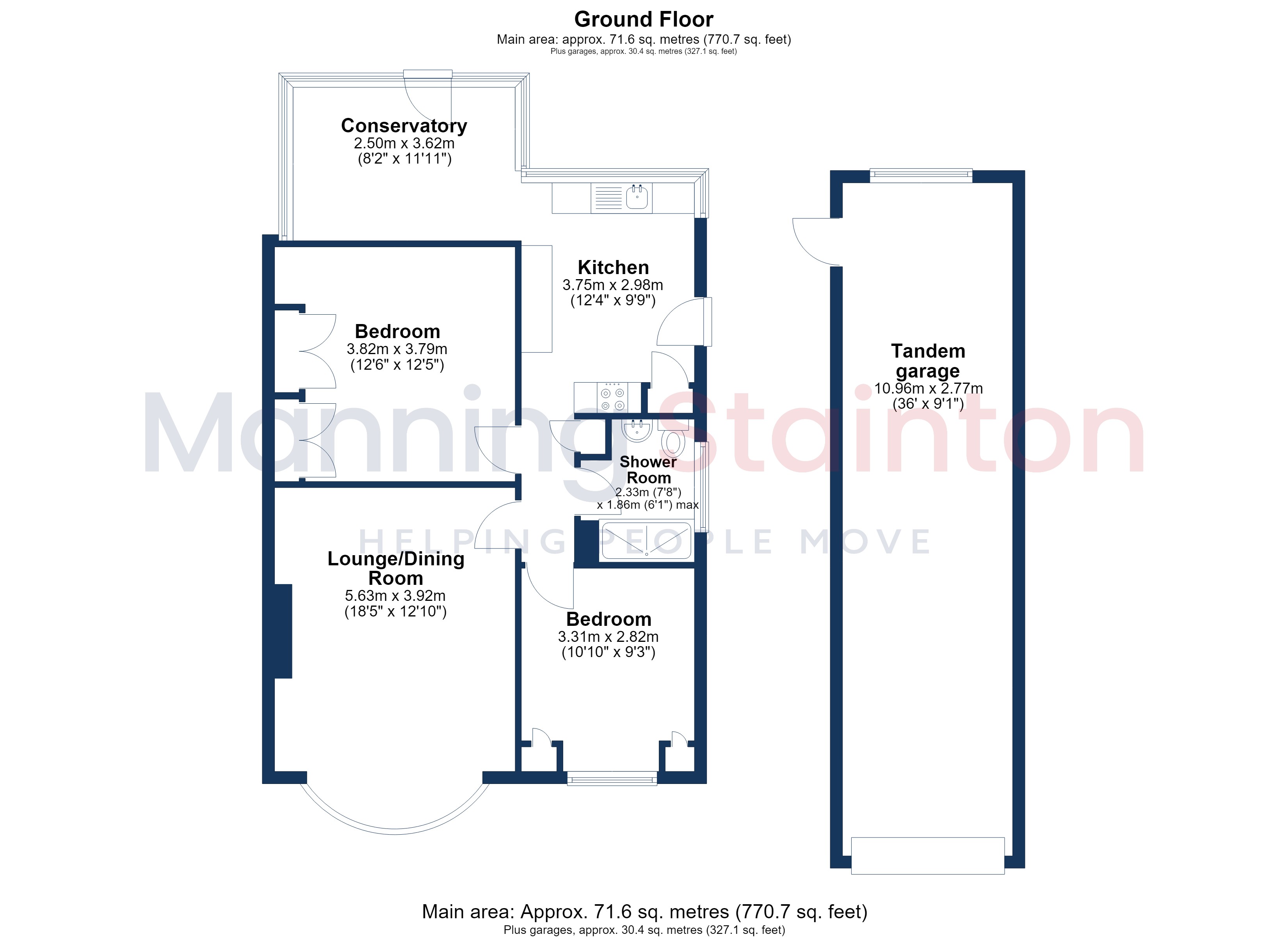 18, High Moor Drive, West Yorkshire floorplan