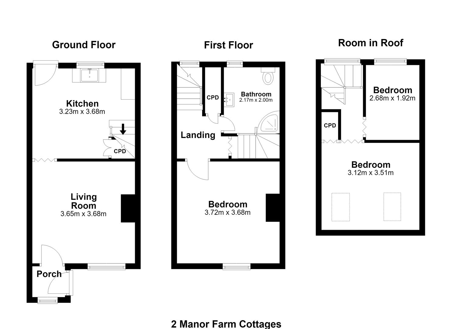 2 Manor Farm Cottages, Kenton Lane, Newcastle Upon Tyne floorplan