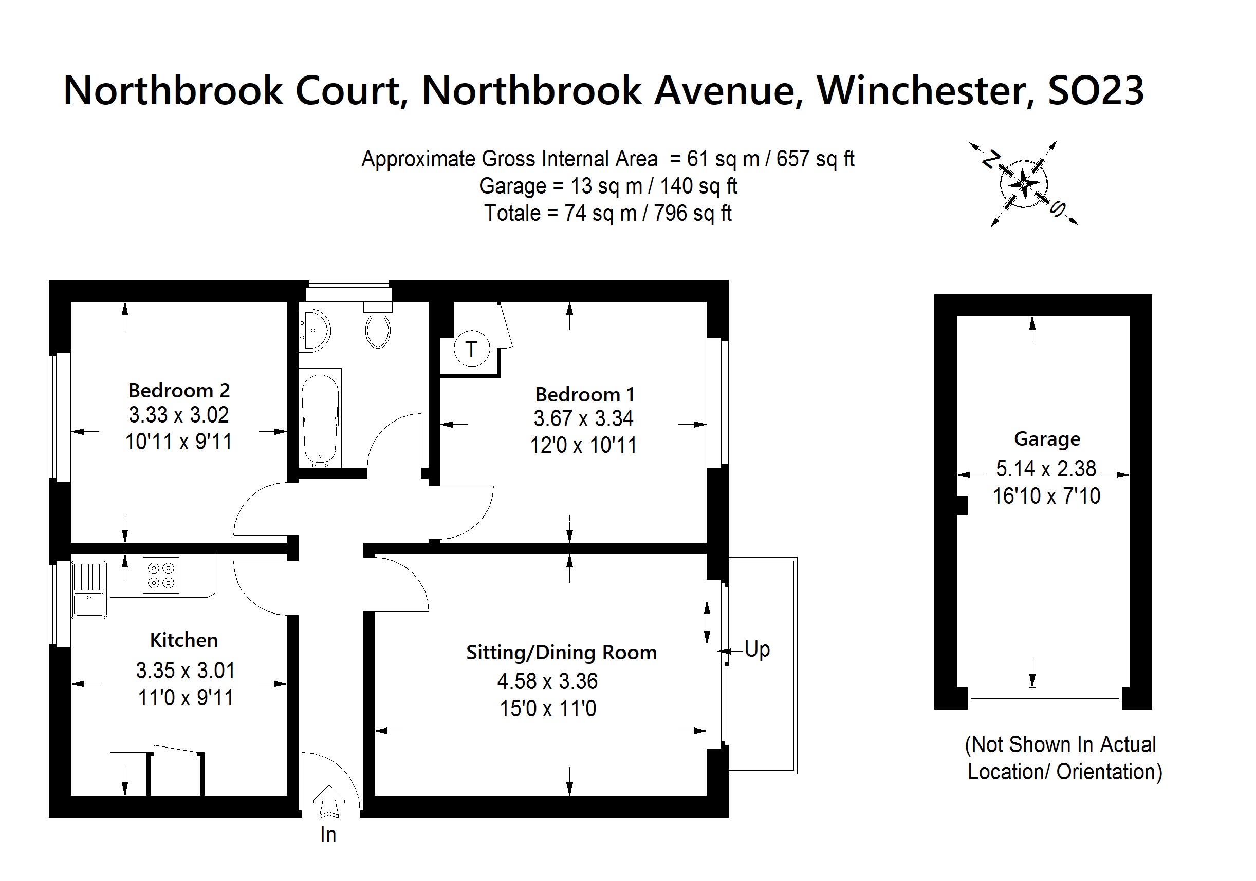 Northbrook Court, Northbrook Avenue, Winchester SO23, 2 bedroom flat for sale 59639888