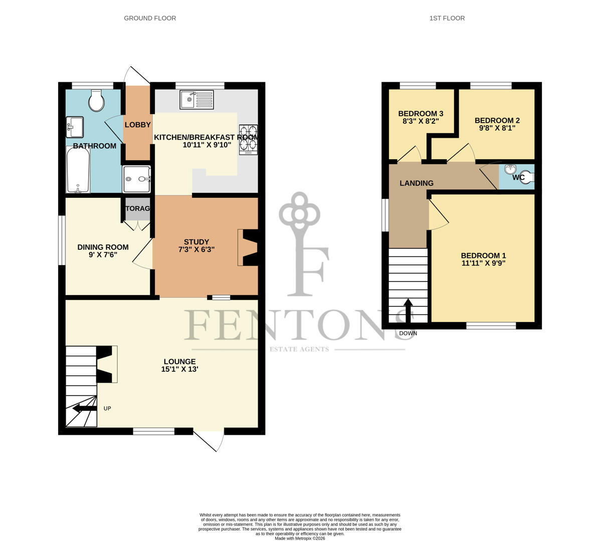 Squirrels, The Street, Tendring floorplan