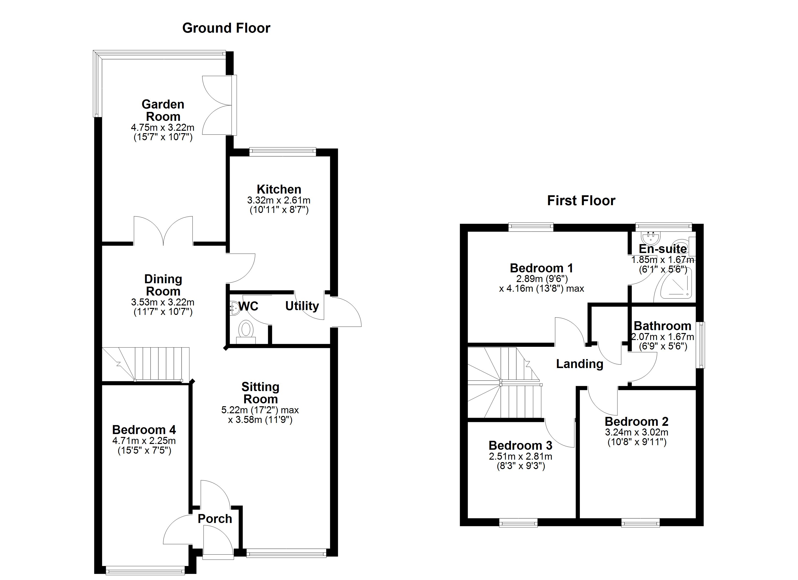 8, Stapleford Close, Tyne and Wear floorplan
