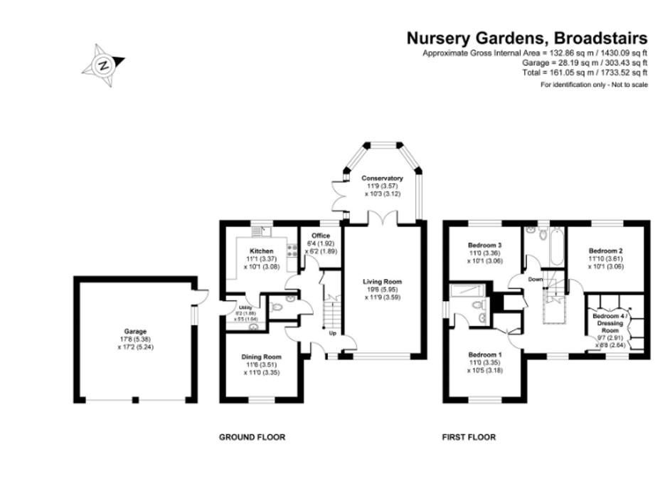 8, Nursery Gardens, Broadstairs floorplan