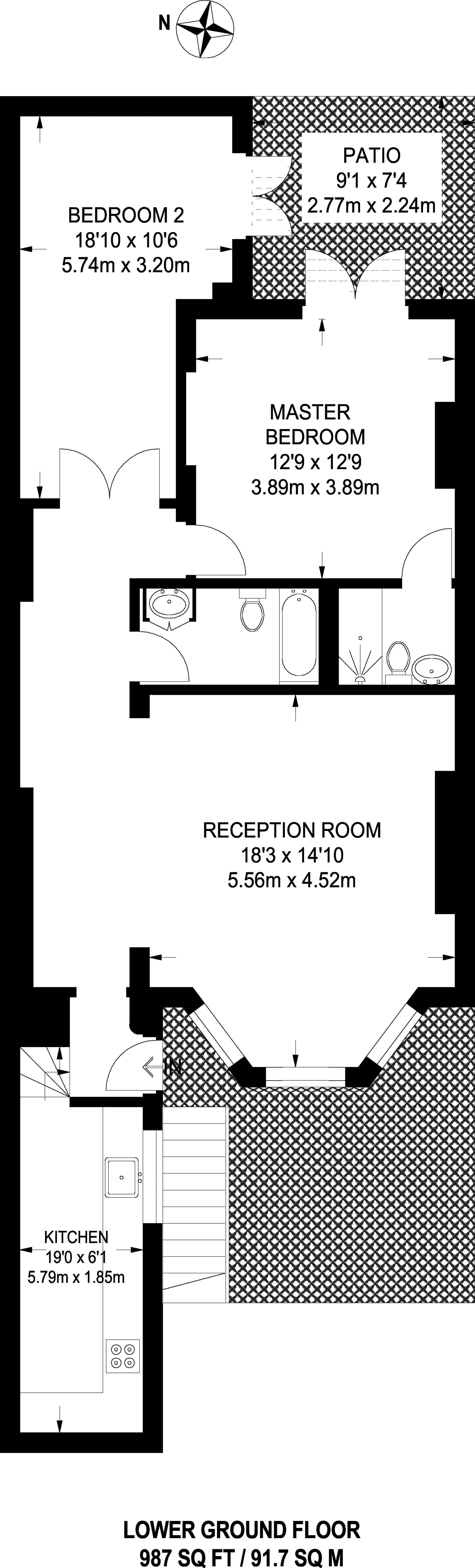 2 Bedrooms Flat to rent in Palace Gardens Terrace, Kensington W8