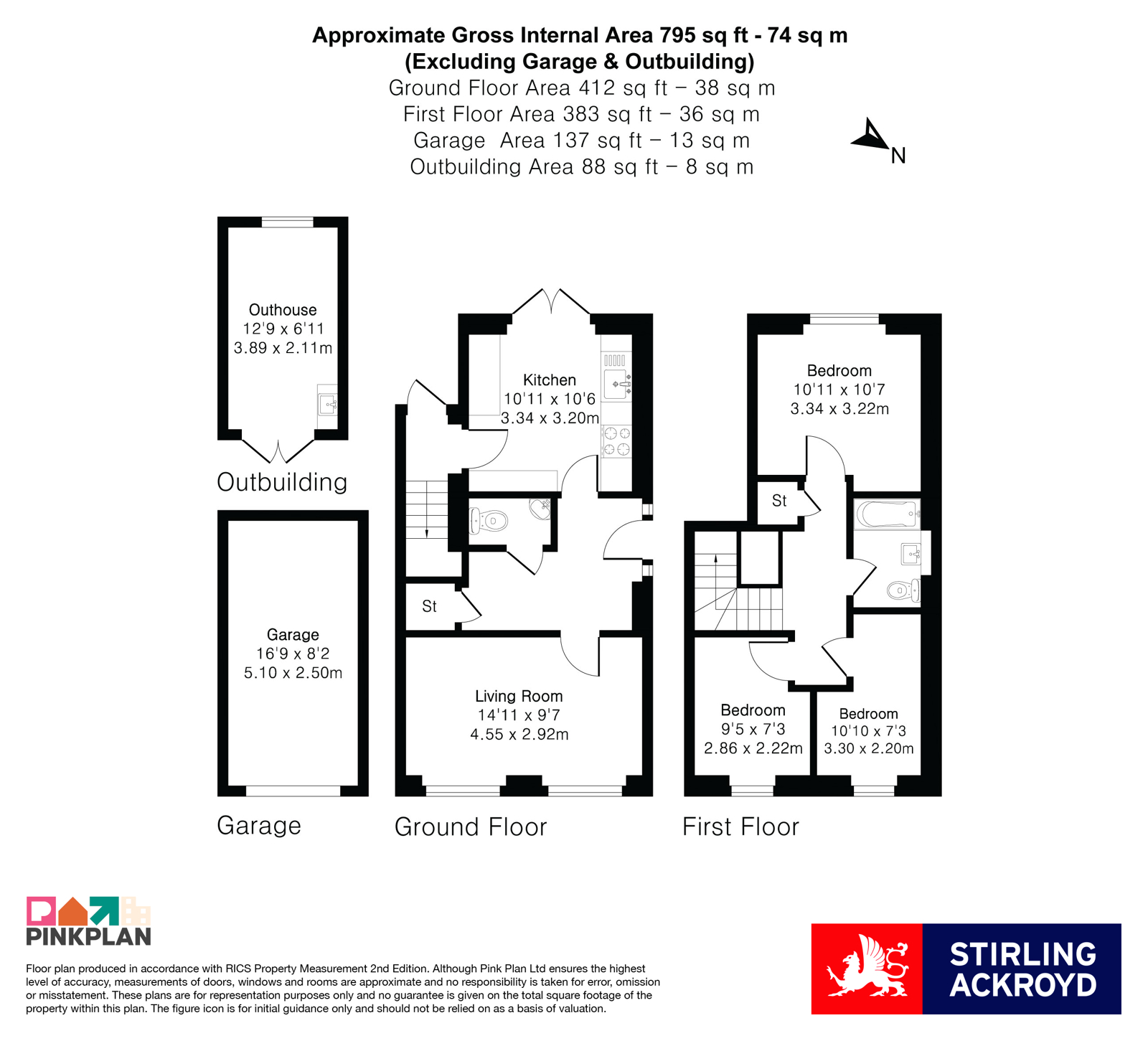 30A, Park Road, Surrey floorplan