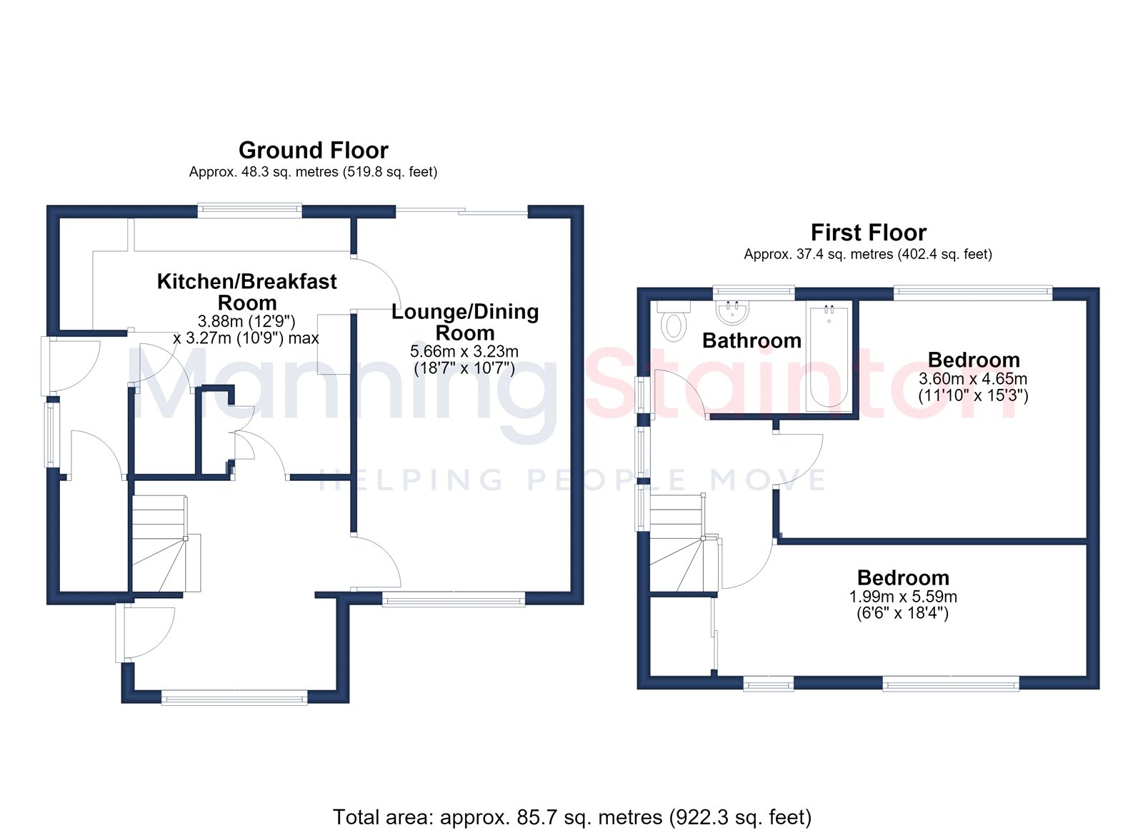 59, Tynwald Drive, West Yorkshire floorplan