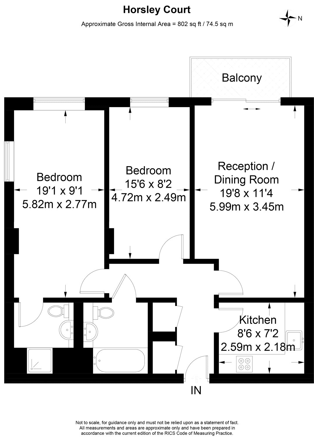 2 Bedrooms Flat to rent in Horsley Court, Montaigne Close, London SW1P