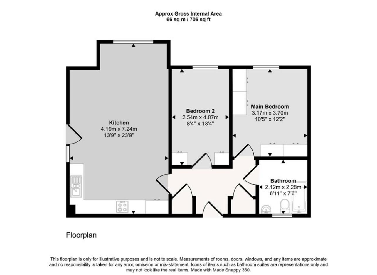 Flat 6, Swordfish House, Hayes floorplan